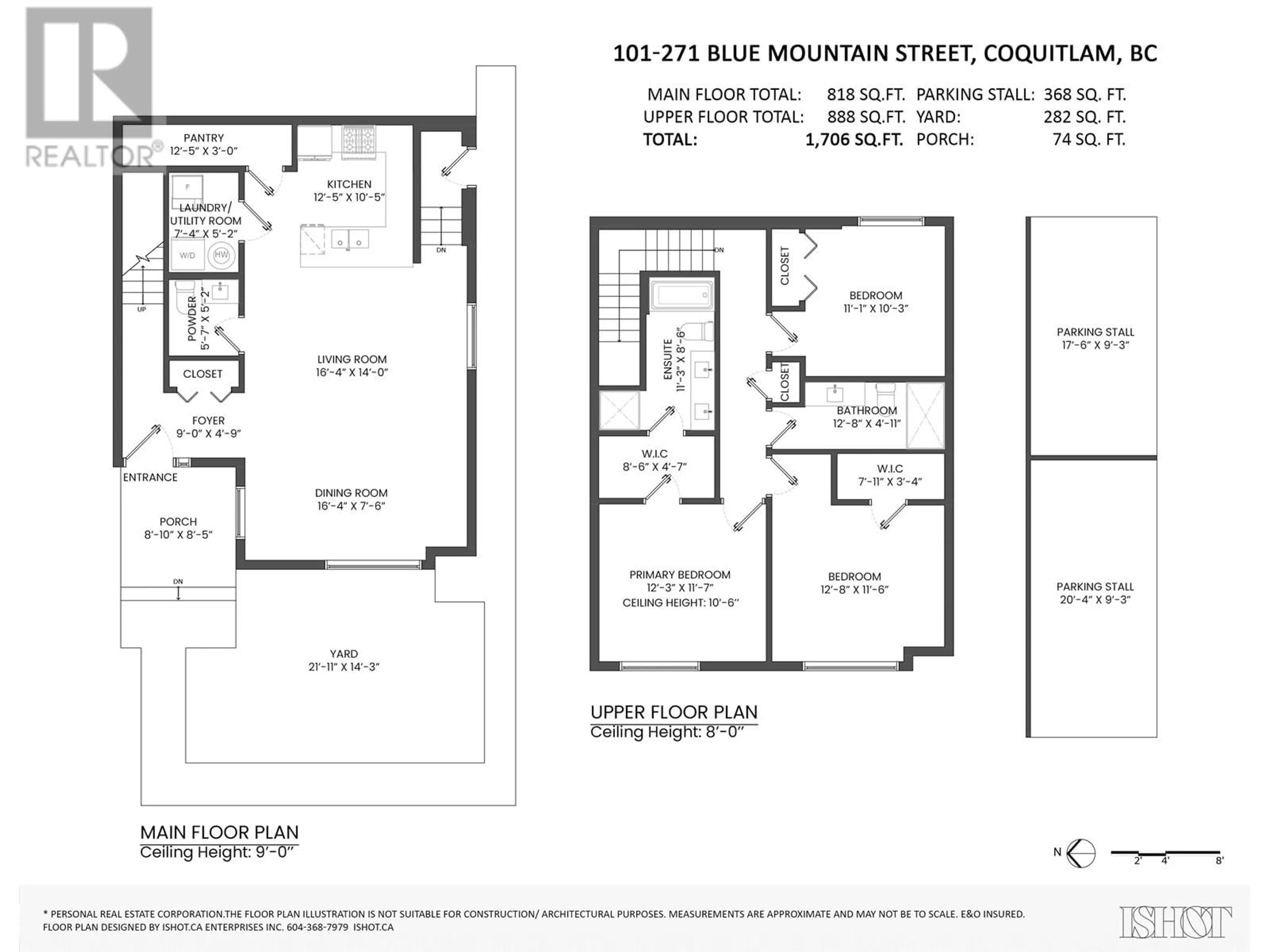 Floor plan for 101 271 BLUE MOUNTAIN STREET, Coquitlam British Columbia V3K4H7