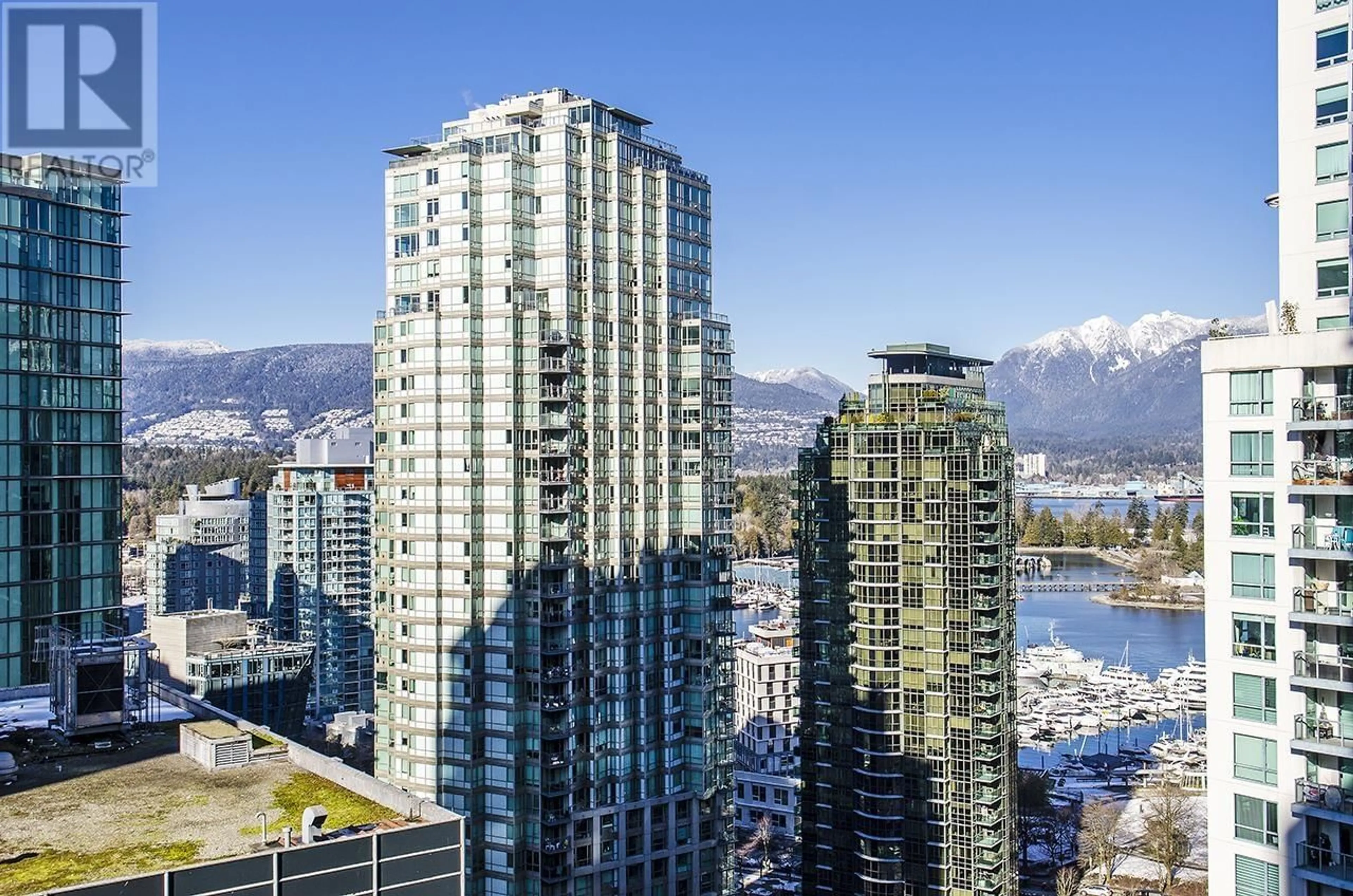 A pic from outside/outdoor area/front of a property/back of a property/a pic from drone, city buildings view from balcony for 1904 1239 W GEORGIA STREET, Vancouver British Columbia V6E4R8