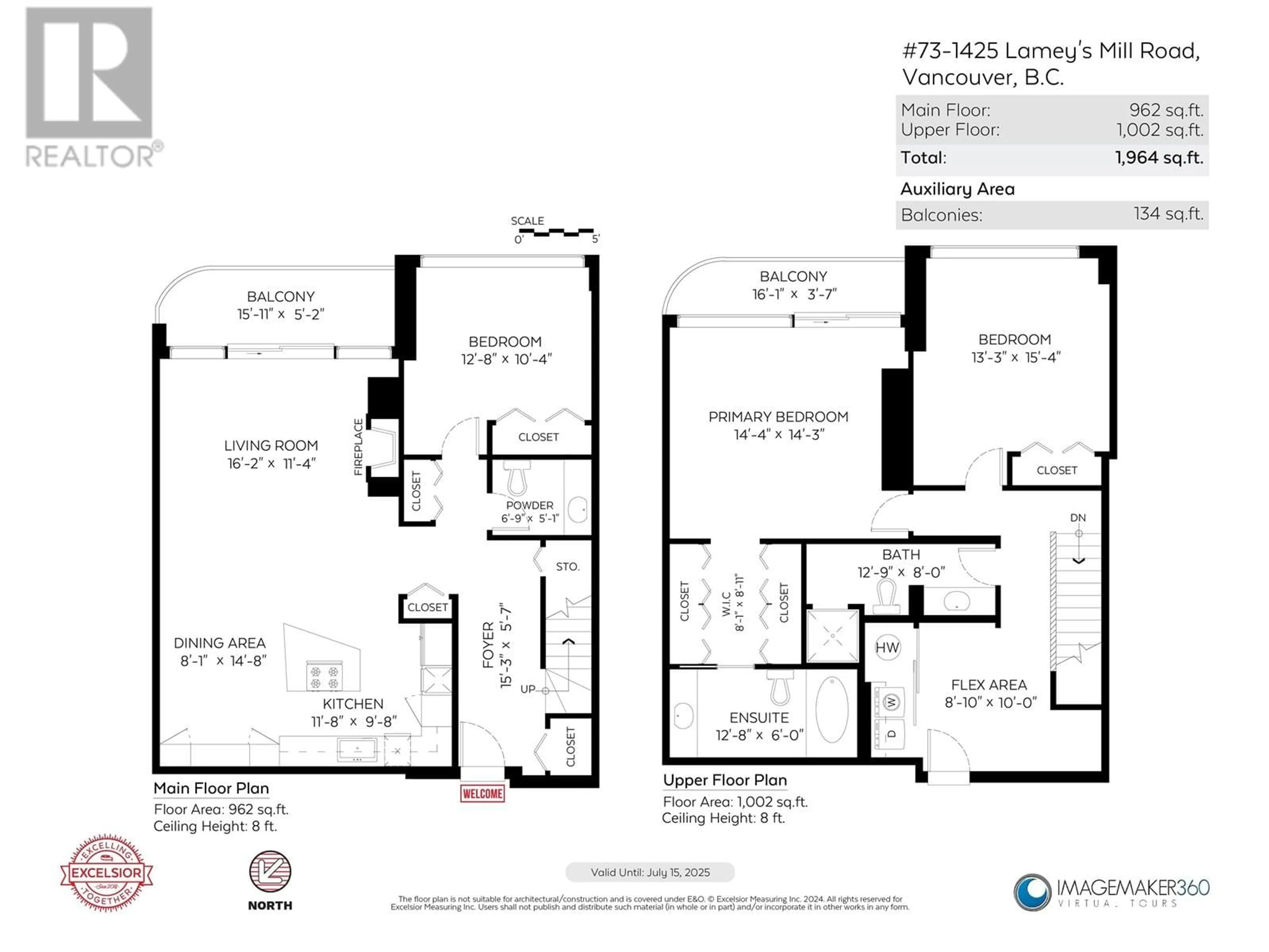 Floor plan for 73 1425 LAMEY'S MILL ROAD, Vancouver British Columbia V6H3W2