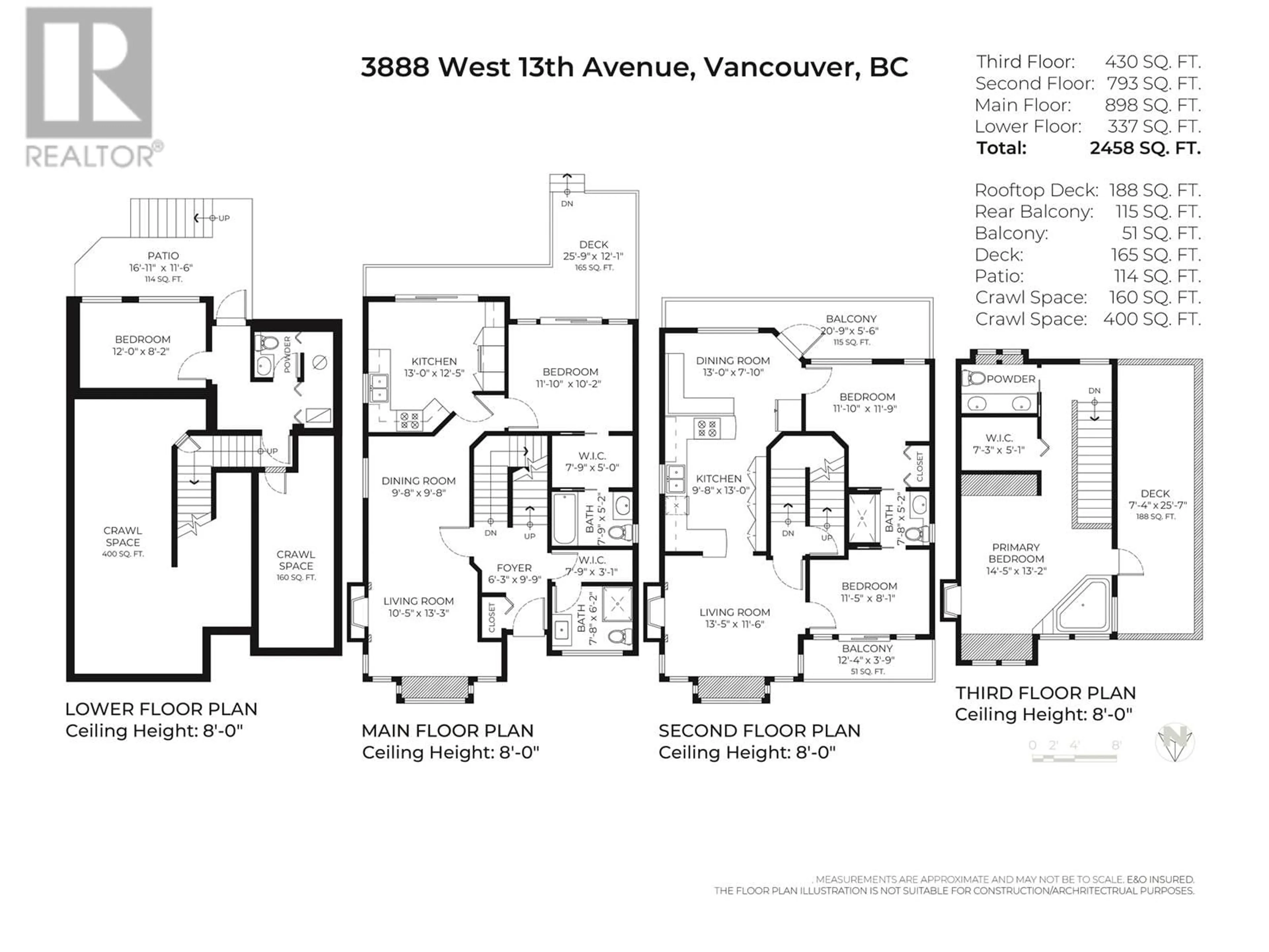 Floor plan for 3888 W 13TH AVENUE, Vancouver British Columbia V6R2S8