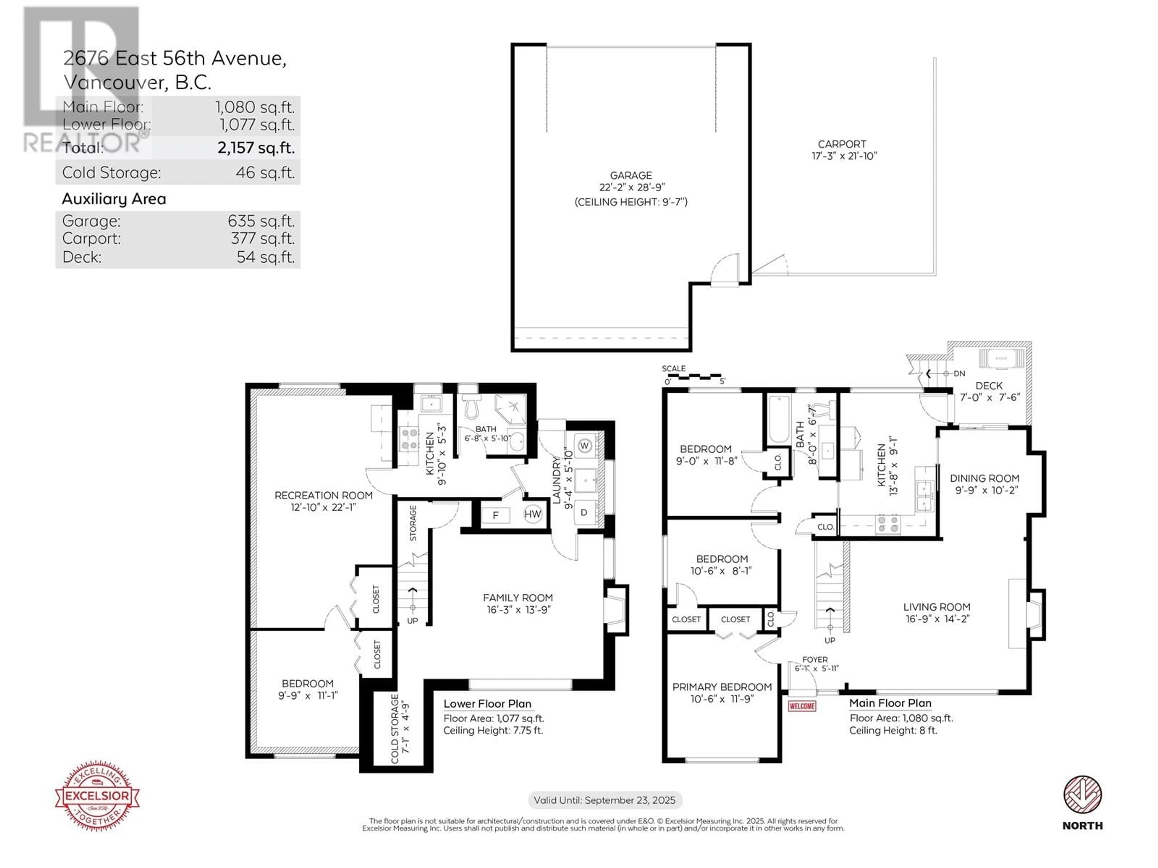 Floor plan for 2676 E 56TH AVENUE, Vancouver British Columbia V5S1Z7