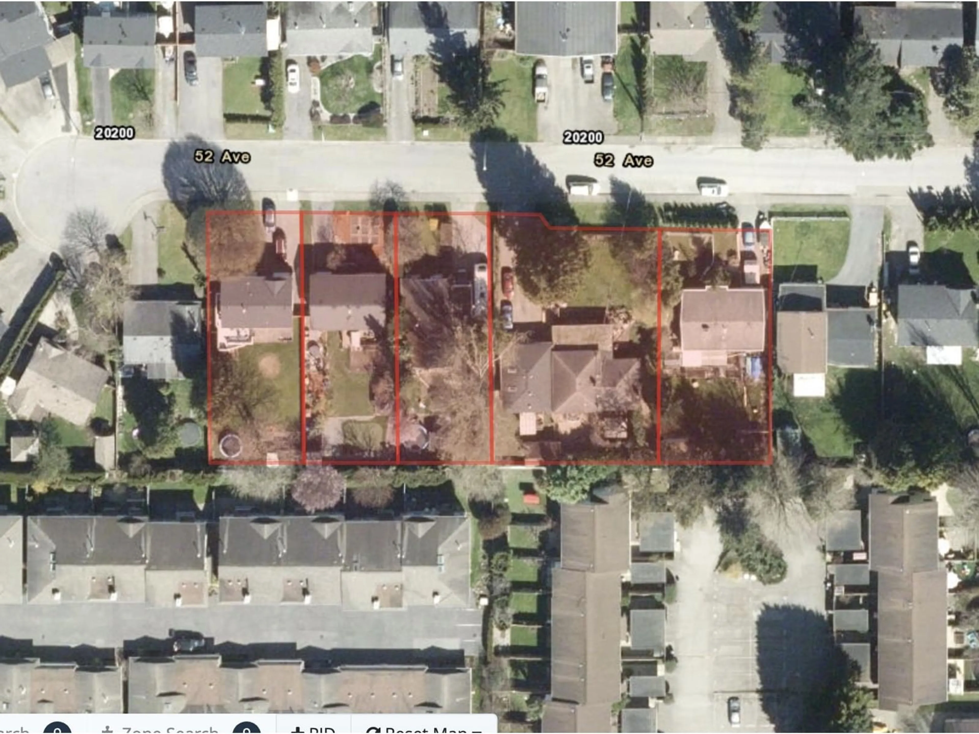 A pic from outside/outdoor area/front of a property/back of a property/a pic from drone, street for 20224 52, Langley British Columbia V3A3T4