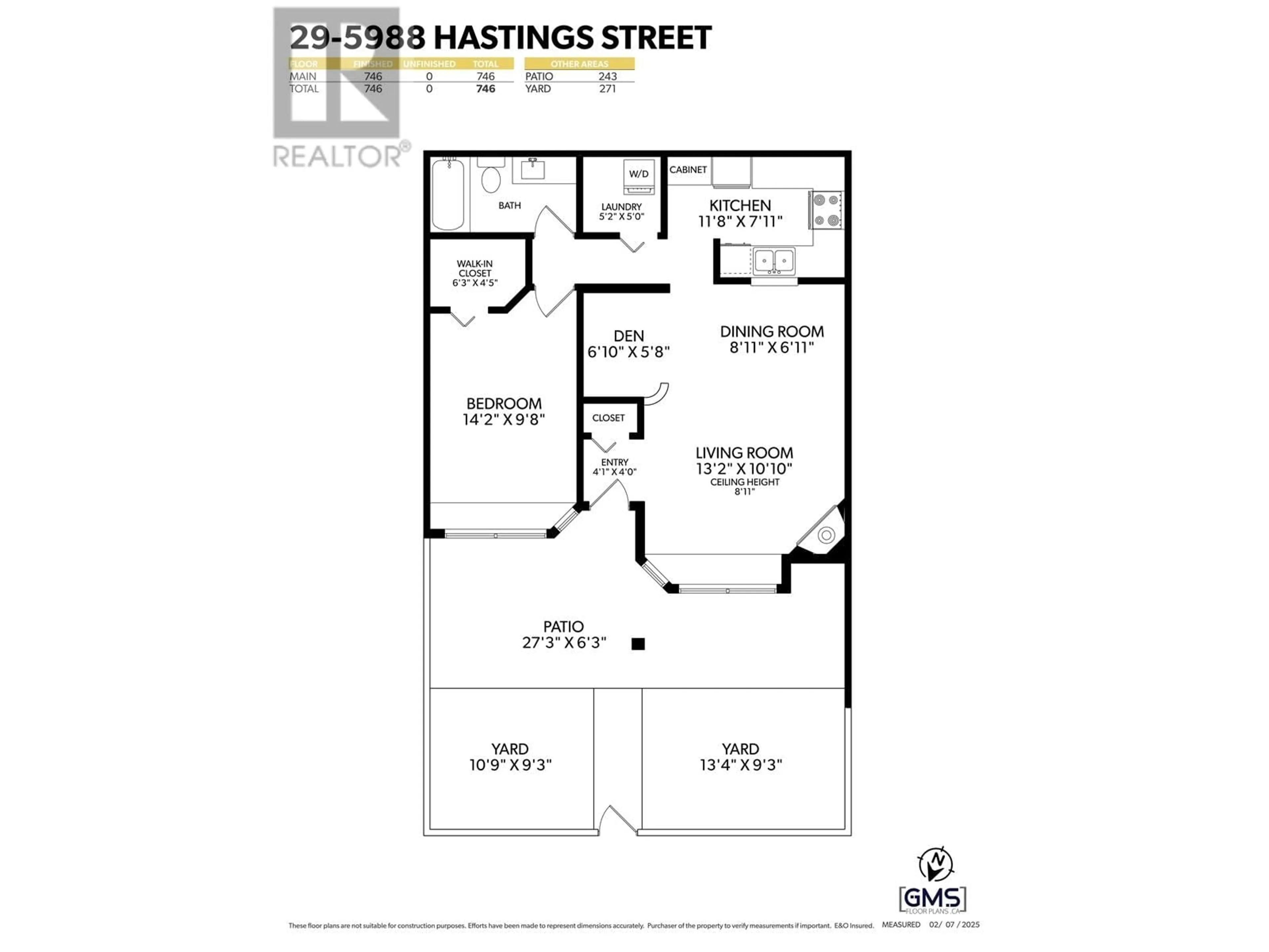 Floor plan for 29 5988 HASTINGS STREET, Burnaby British Columbia V5B1R6