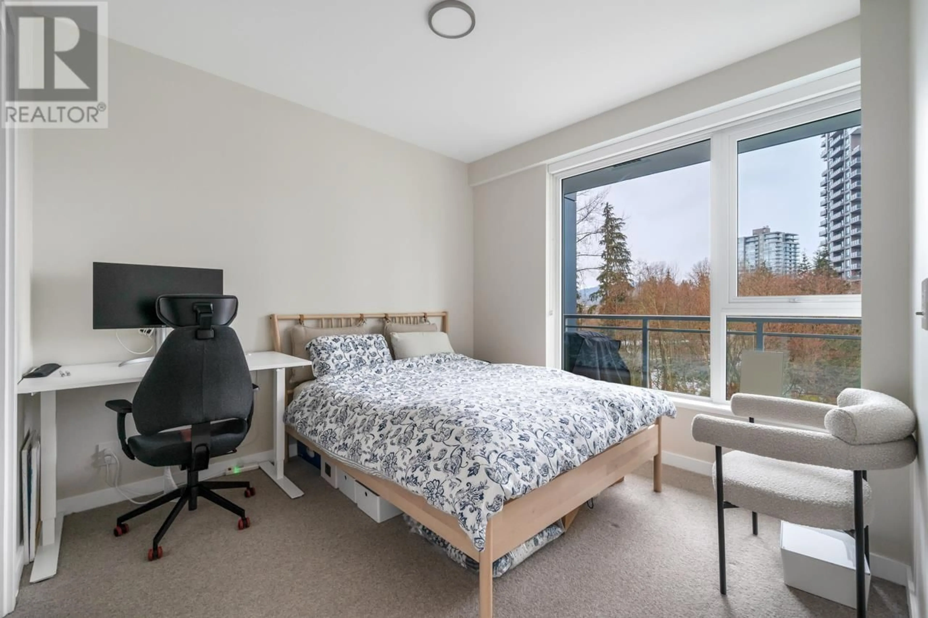 Bedroom with bed, unknown for 508 - 308 MORRISSEY ROAD, Port Moody British Columbia V3H0M2