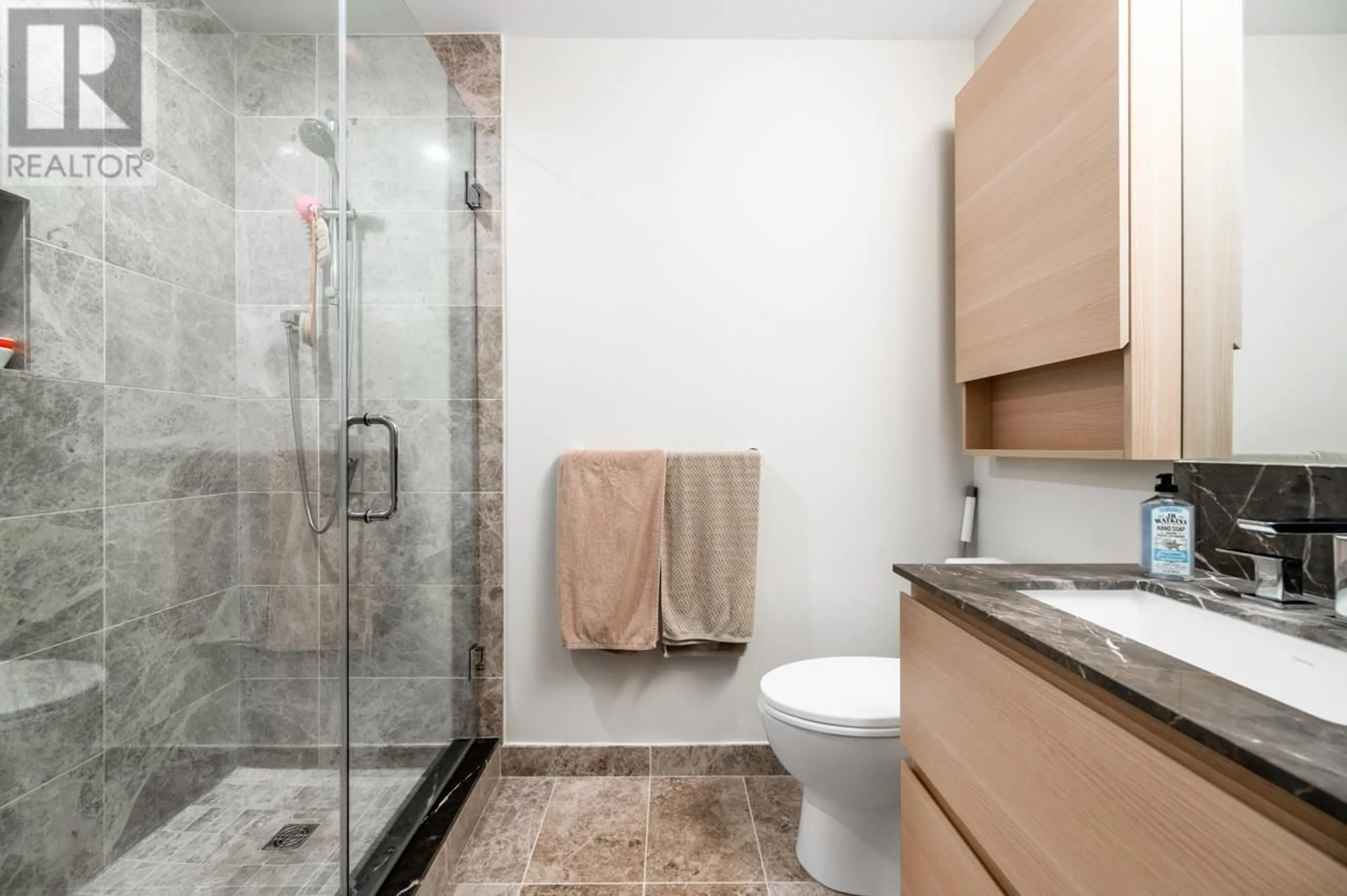 Standard bathroom, ceramic/tile floor for 508 - 308 MORRISSEY ROAD, Port Moody British Columbia V3H0M2