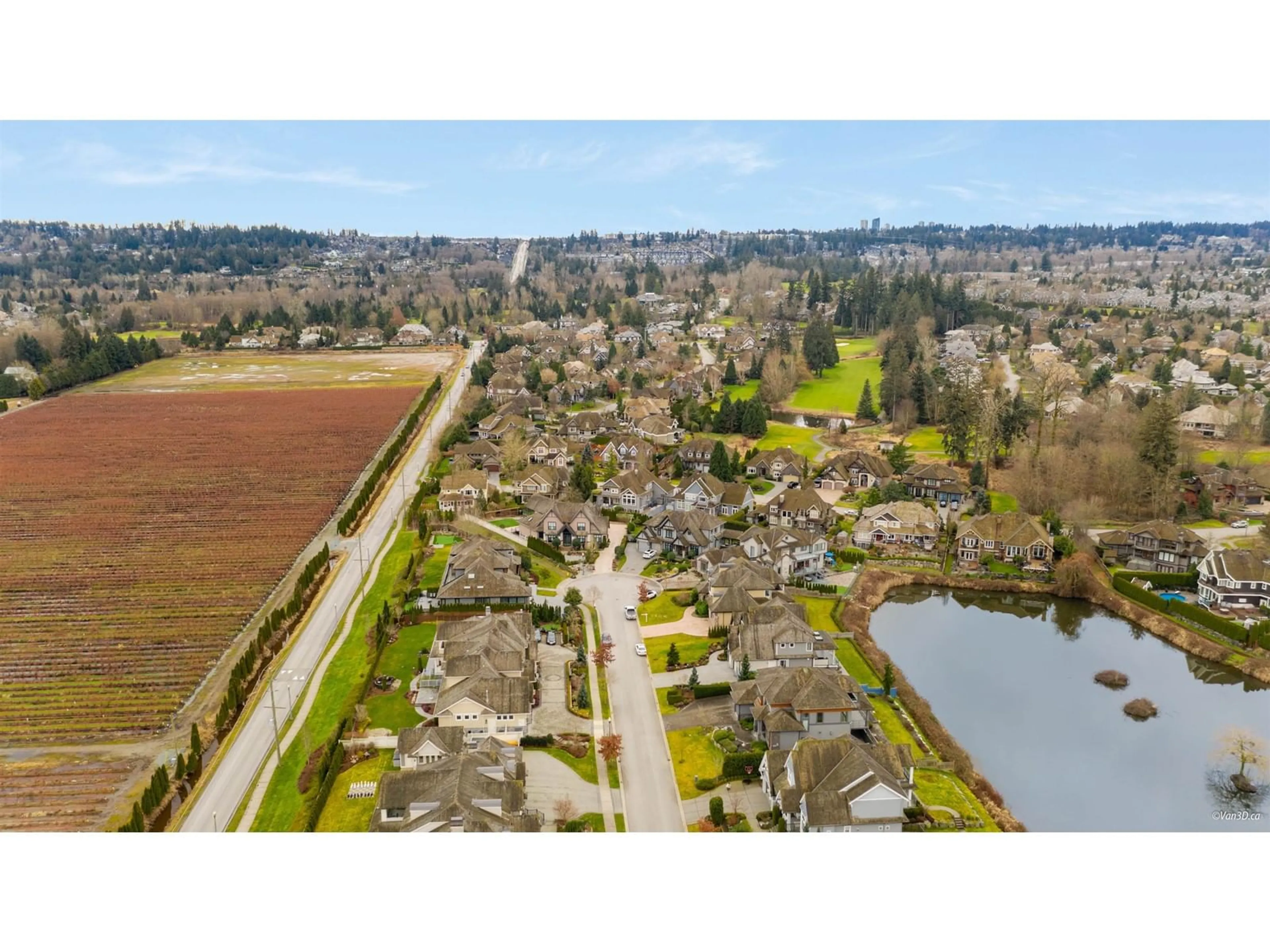 A pic from outside/outdoor area/front of a property/back of a property/a pic from drone, street for 3863 159A STREET, Surrey British Columbia V3Z0Y3