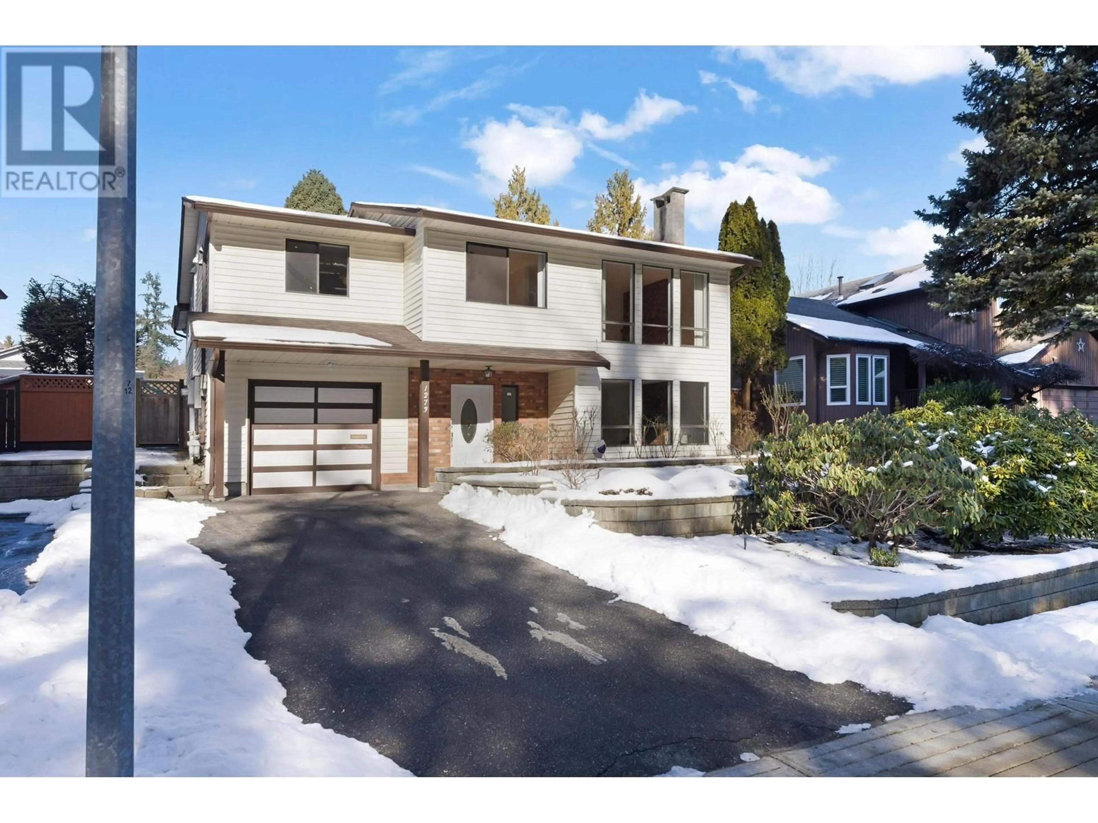 Home with brick exterior material, street for 1273 LYNWOOD AVENUE, Port Coquitlam British Columbia V3B6H1