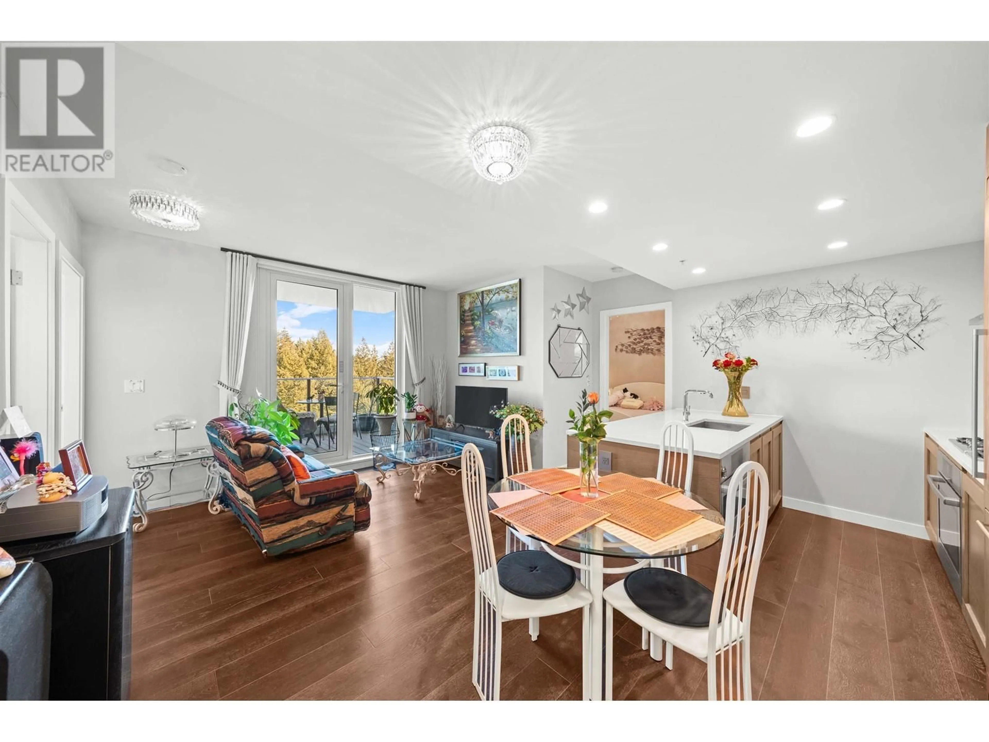 Dining room, wood/laminate floor for 1905 5629 BIRNEY AVENUE, Vancouver British Columbia V6S0L5