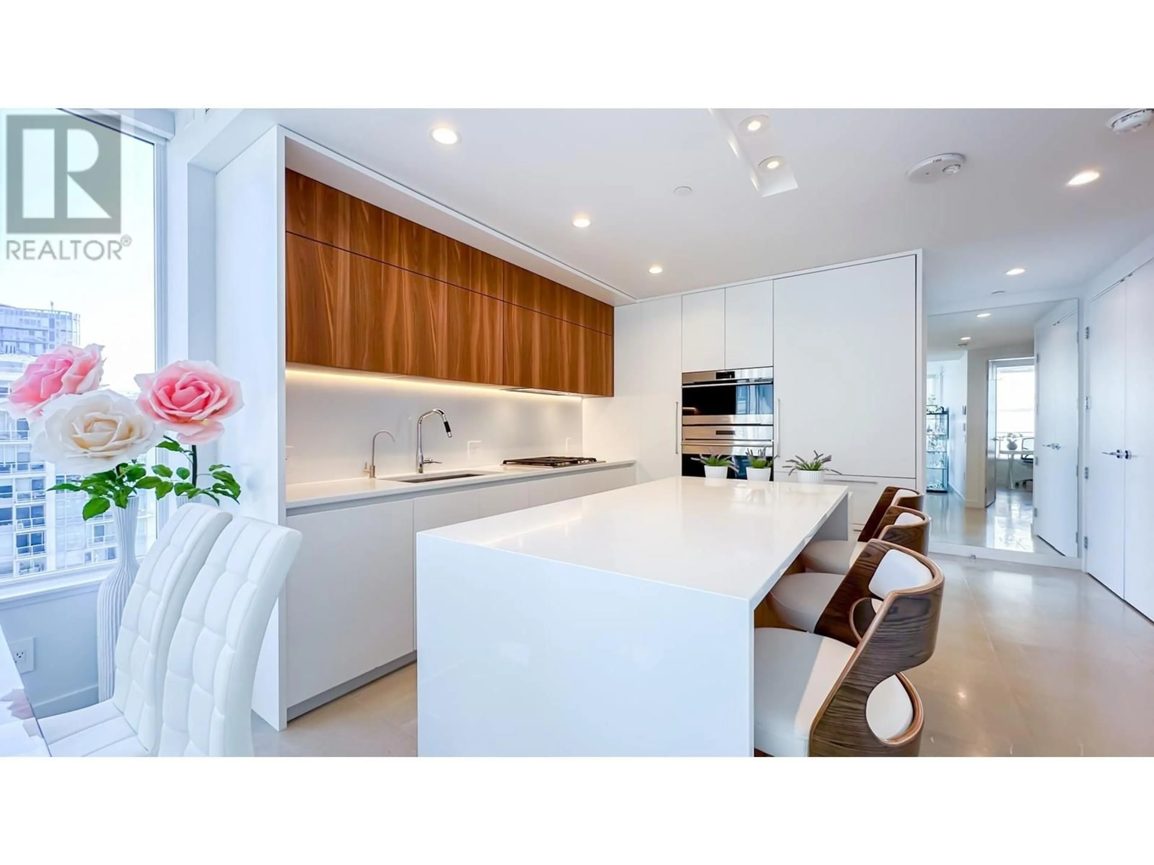 Contemporary kitchen, unknown for 2301 - 885 CAMBIE STREET, Vancouver British Columbia V6B0R6