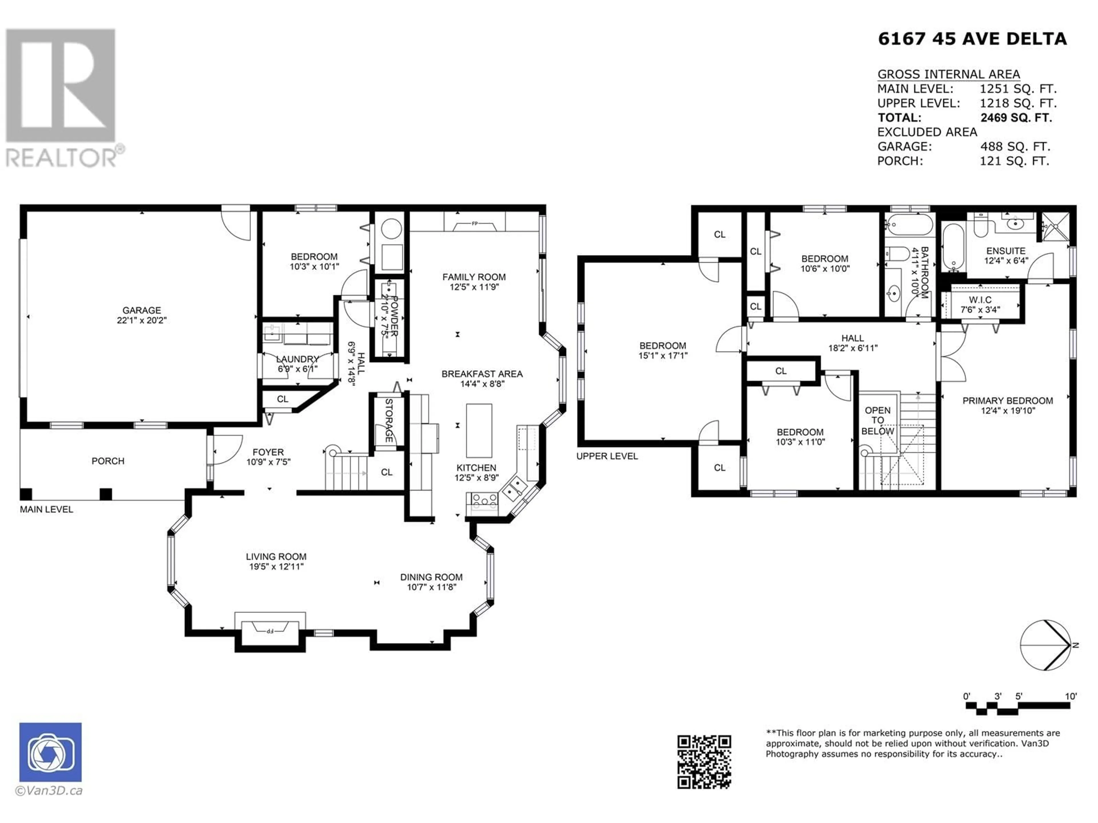 Floor plan for 6167 45 AVENUE, Delta British Columbia V4K4R1