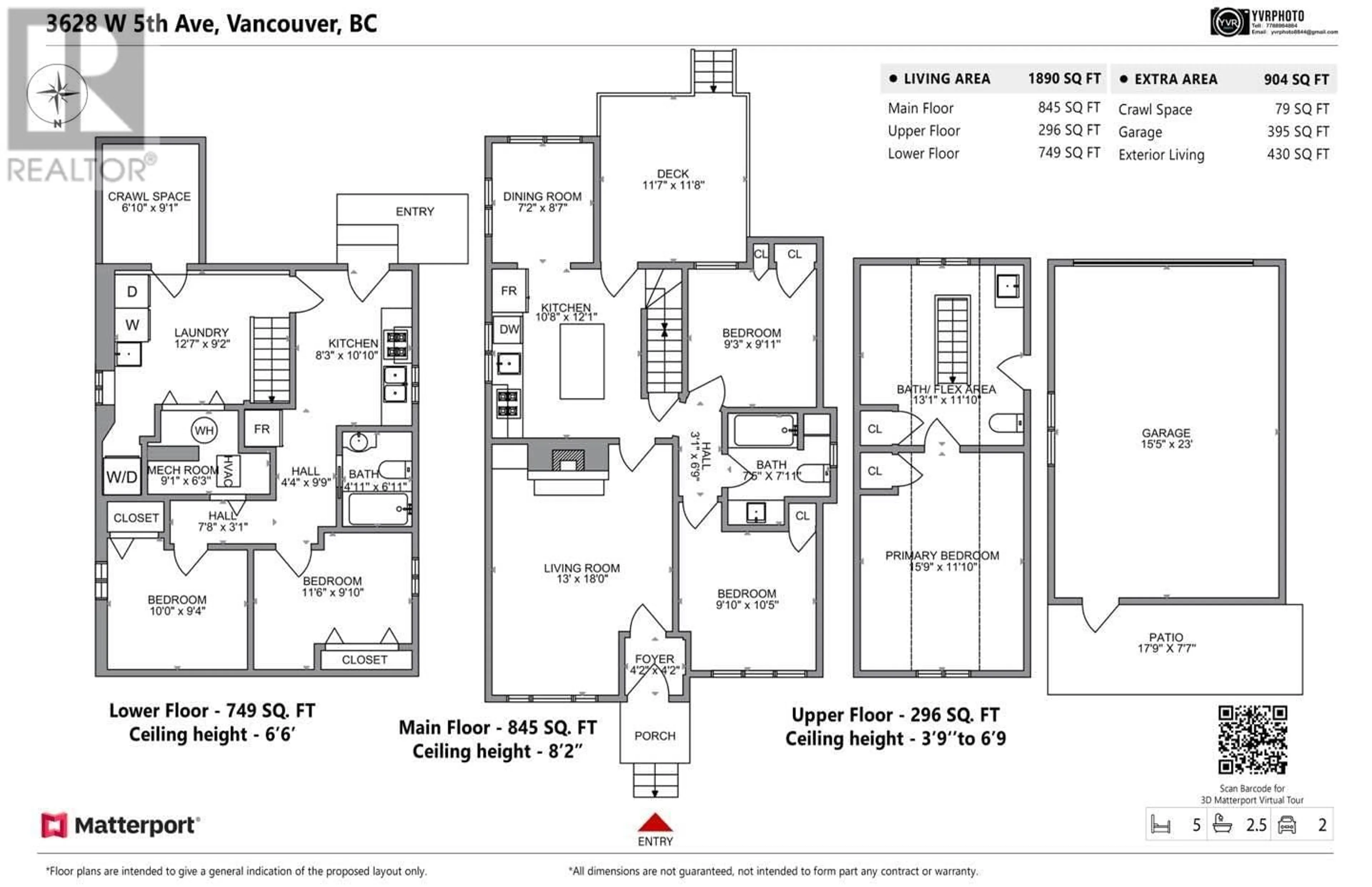 Floor plan for 3628 W 5TH AVENUE, Vancouver British Columbia V6R1S2