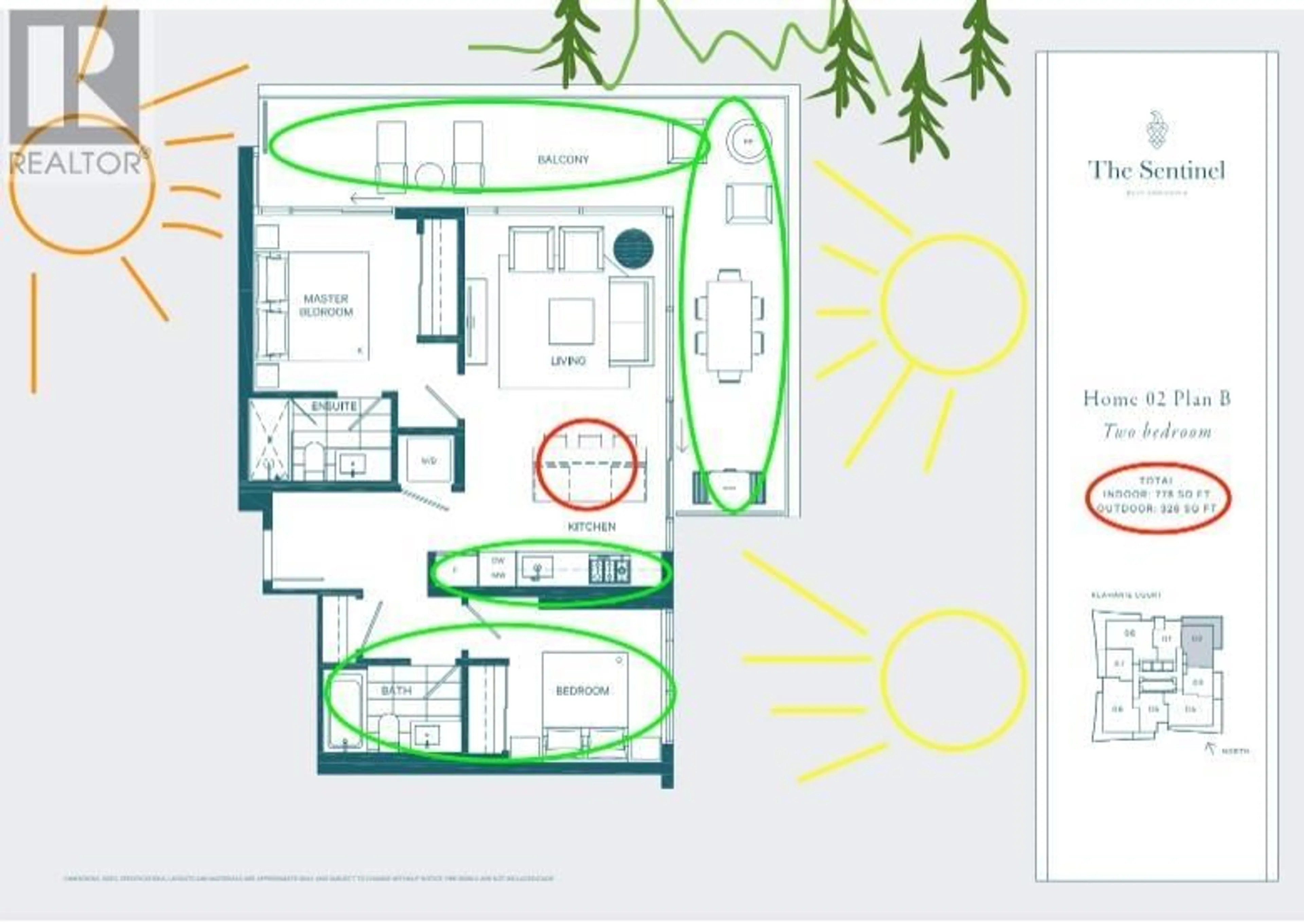 Floor plan for 1702 - 200 KLAHANIE COURT, West Vancouver British Columbia V7P0E4