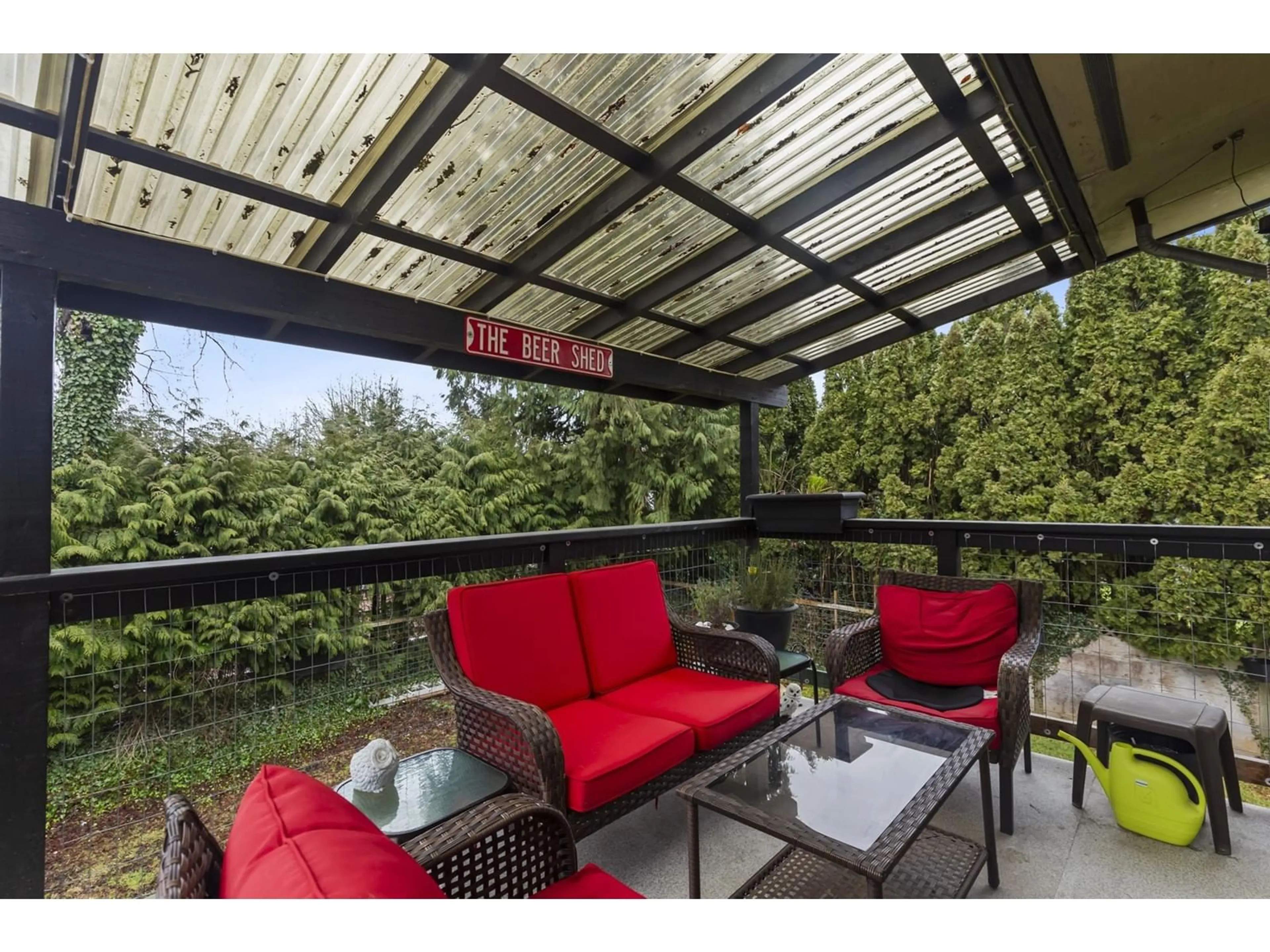 Patio, forest/trees view for 7733 SANDPIPER DRIVE, Mission British Columbia V2V4N9