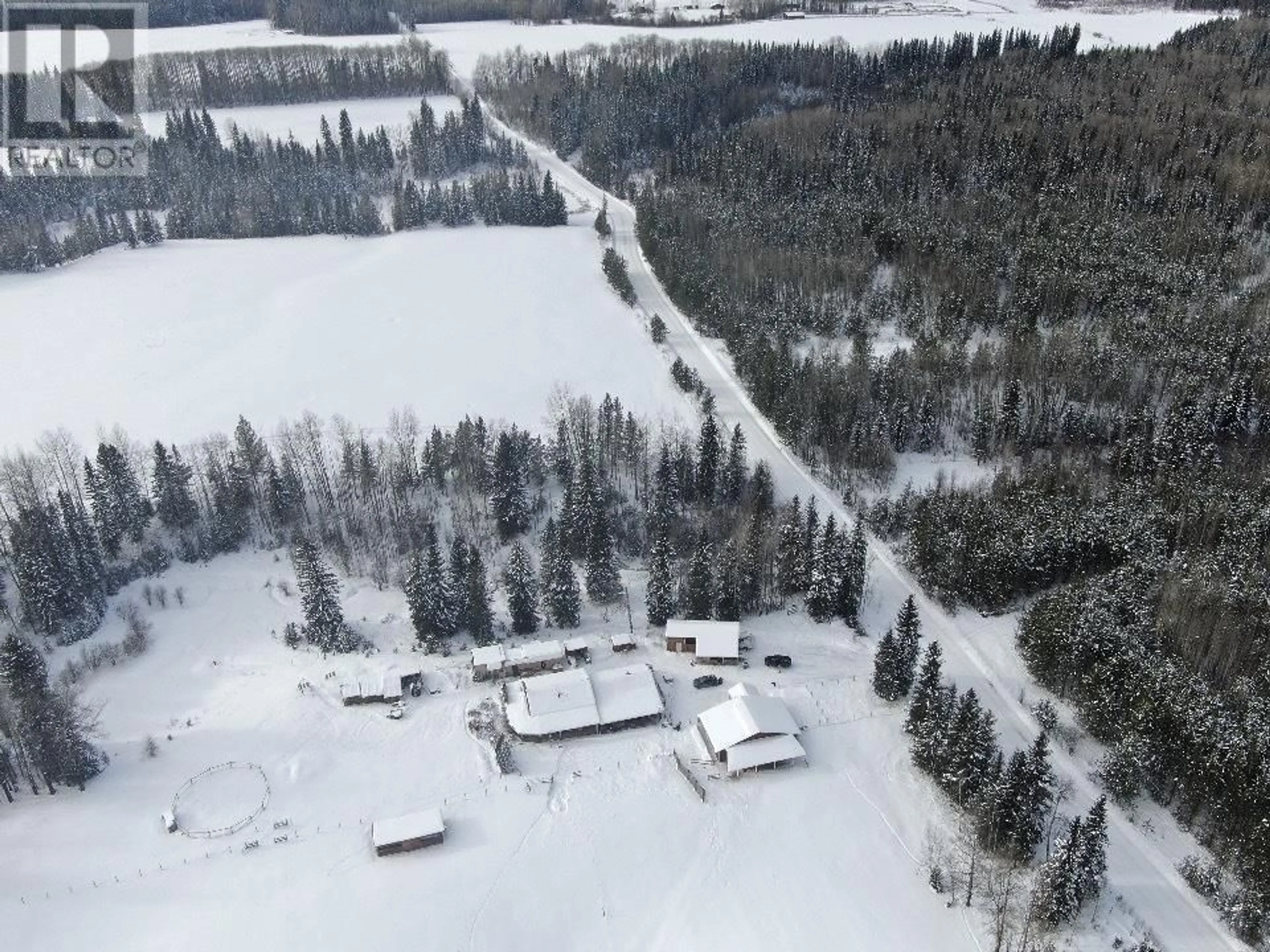 A pic from outside/outdoor area/front of a property/back of a property/a pic from drone, unknown for 5553 BLACKWATER-SPRUCE ROAD, Quesnel British Columbia V2J7J2