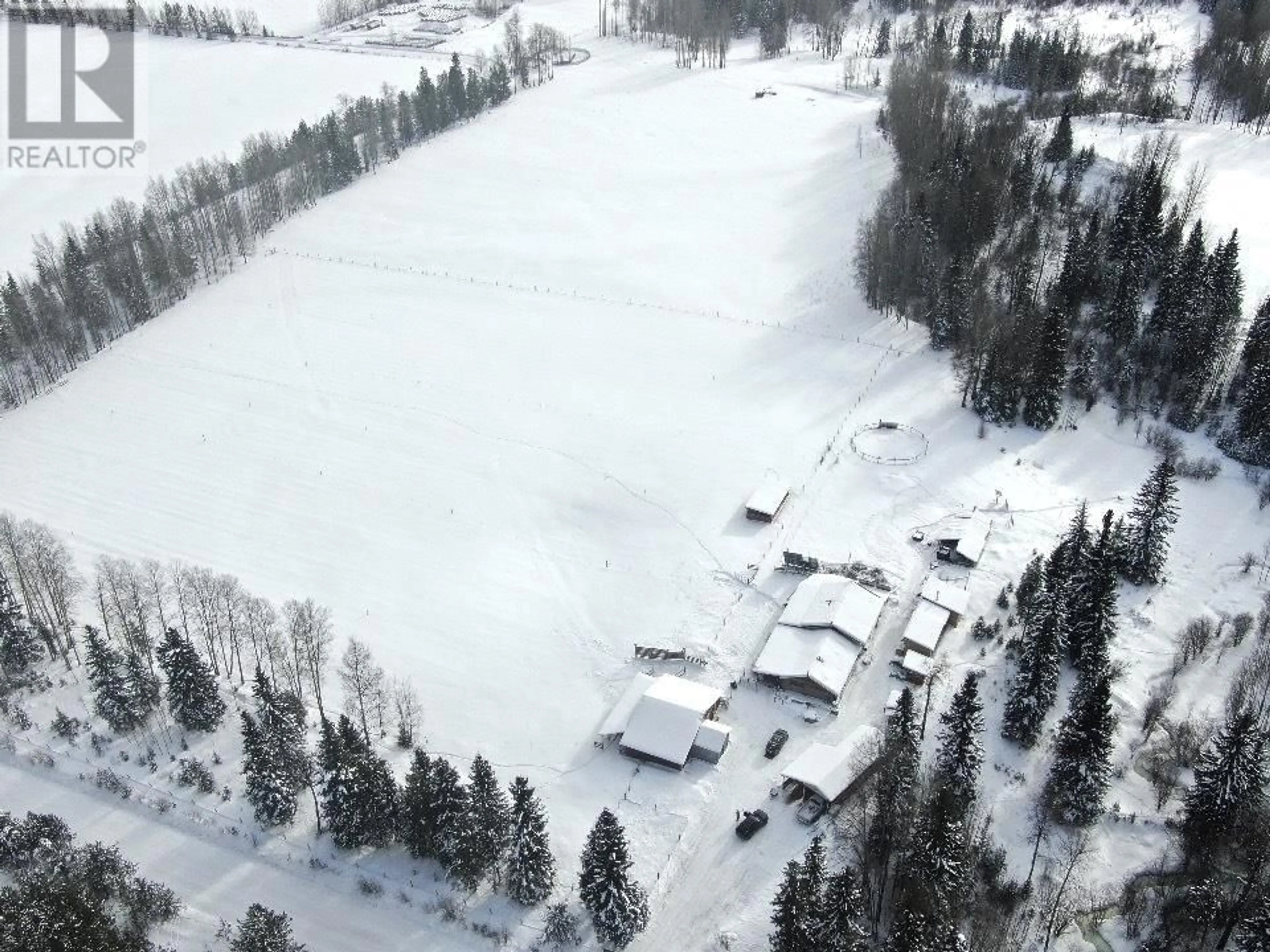 A pic from outside/outdoor area/front of a property/back of a property/a pic from drone, street for 5553 BLACKWATER-SPRUCE ROAD, Quesnel British Columbia V2J7J2