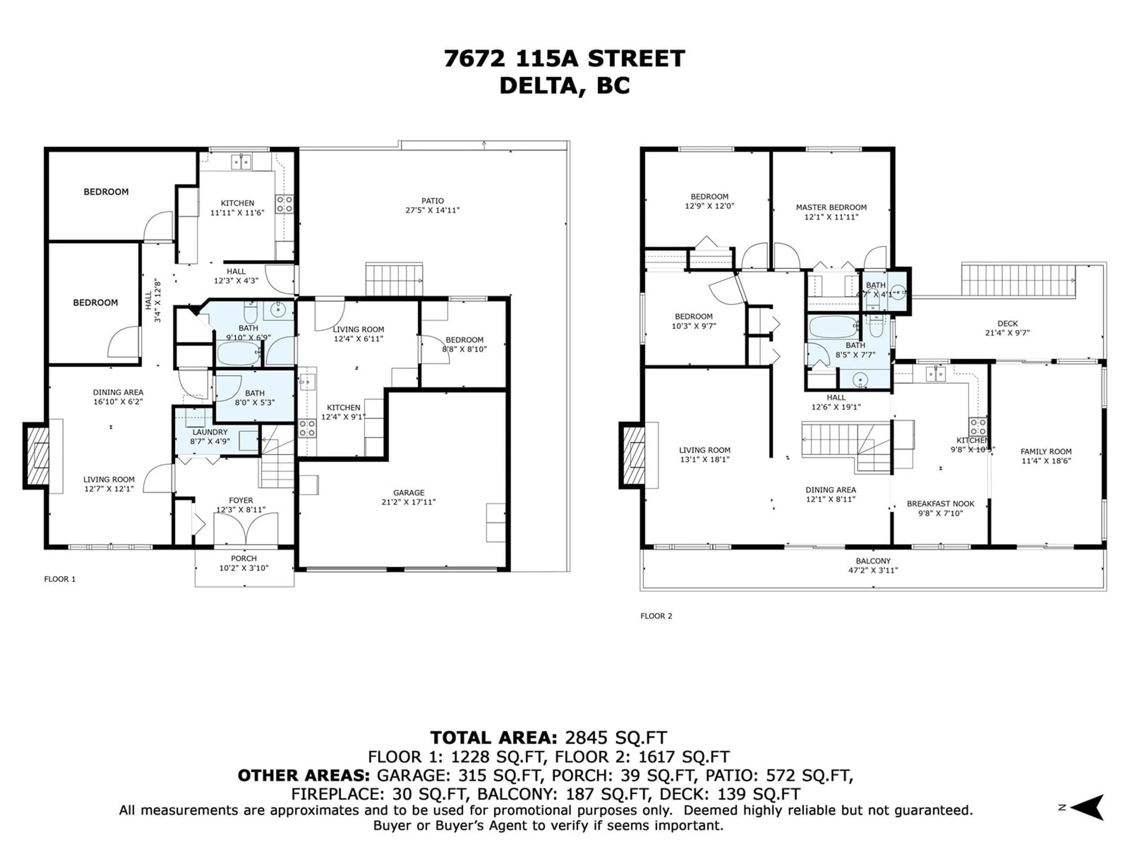 Floor plan for 7672 115A STREET, Delta British Columbia V4C5R2