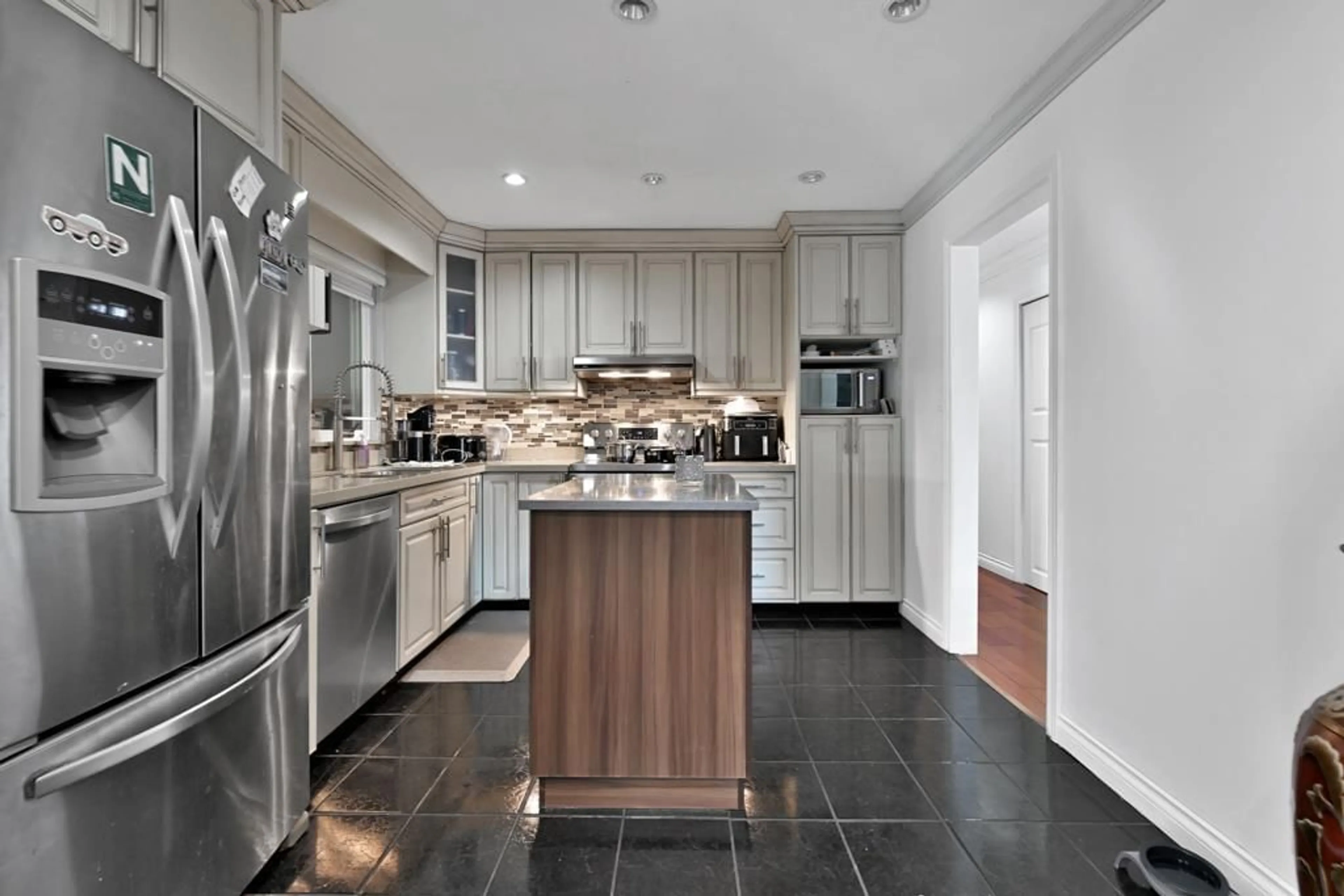 Contemporary kitchen, ceramic/tile floor for 13792 89A, Surrey British Columbia V3V6K9