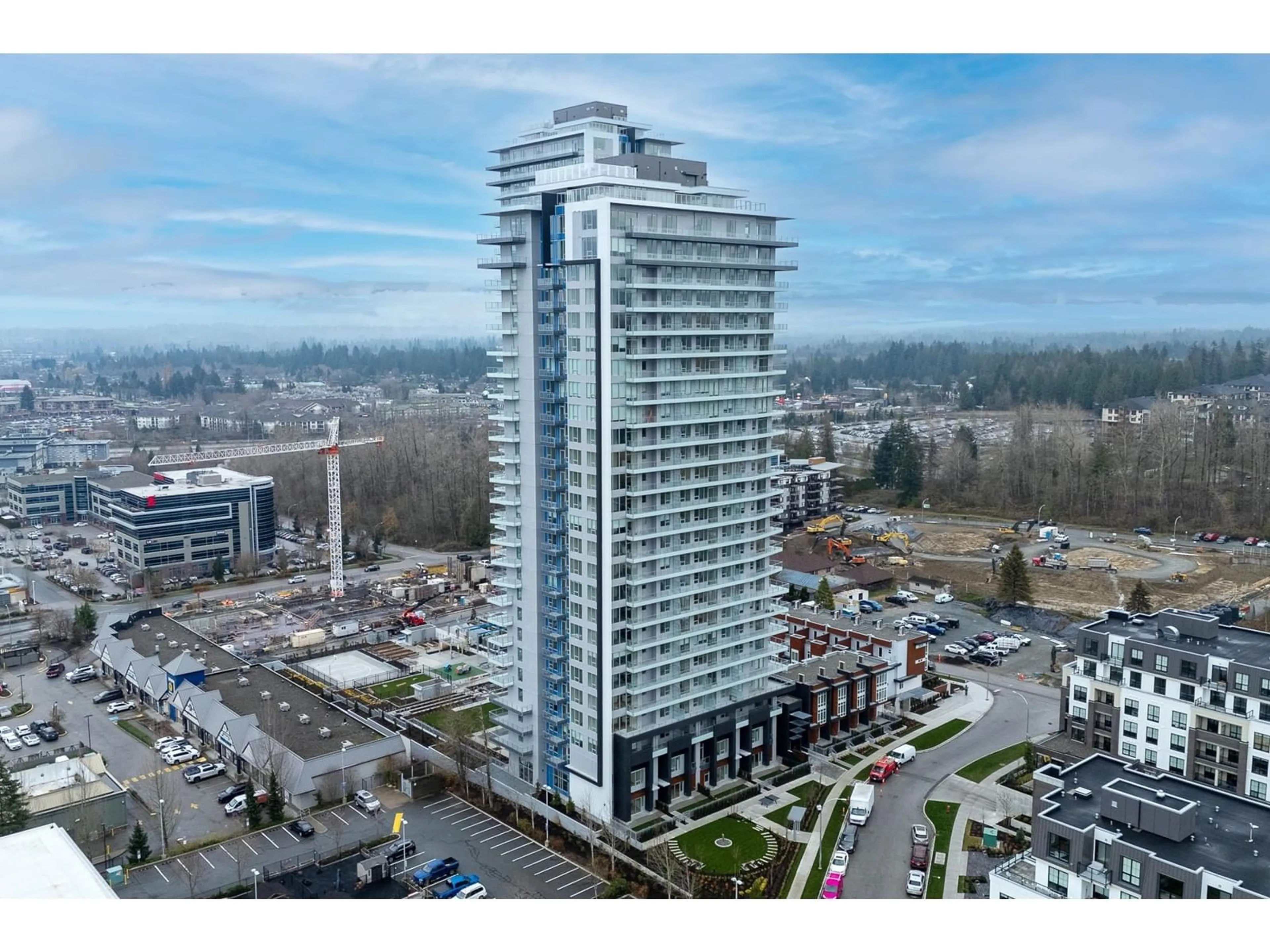 A pic from outside/outdoor area/front of a property/back of a property/a pic from drone, building for 906 20065 85 AVENUE, Langley British Columbia V2Y3Y4