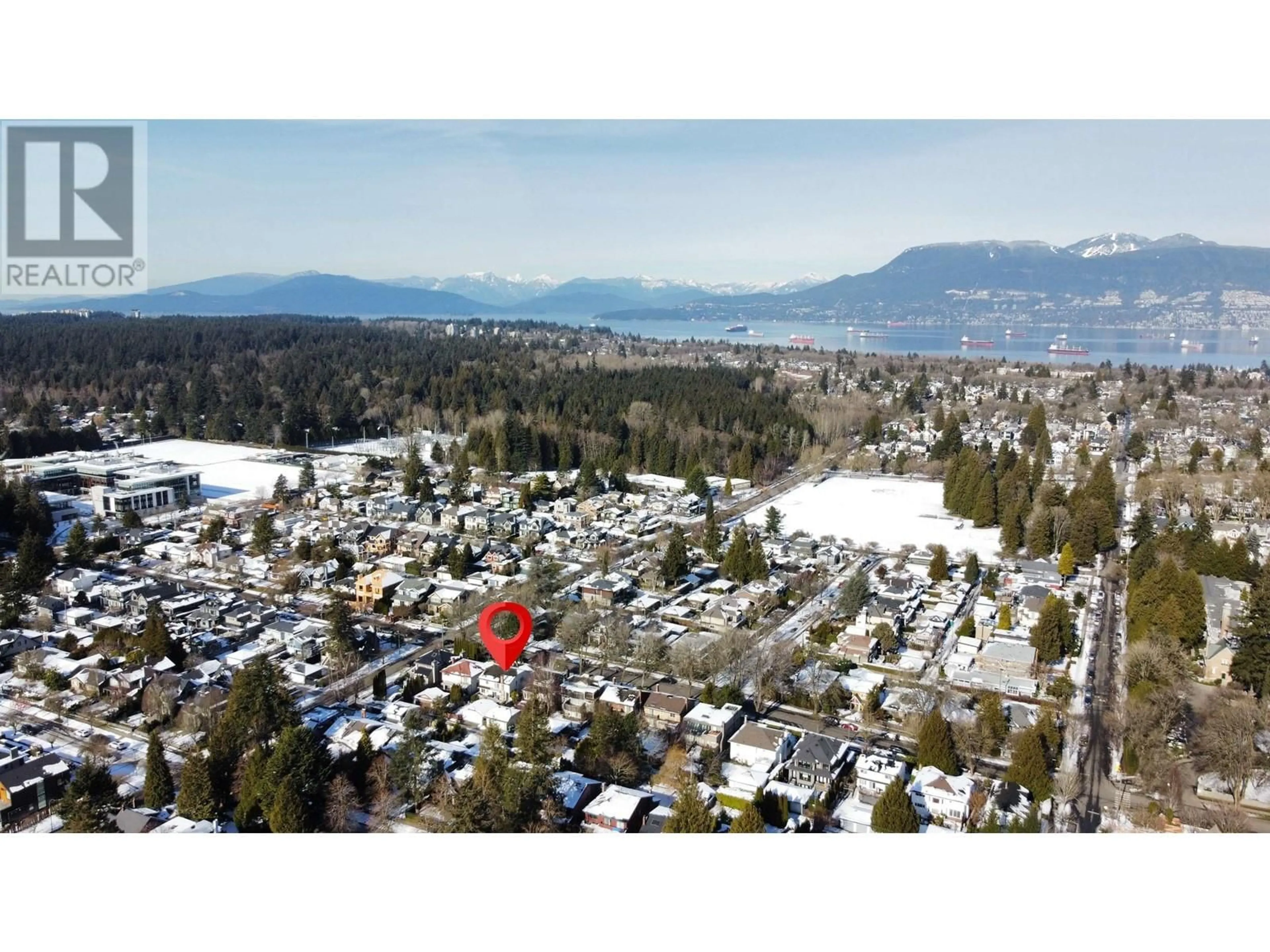 A pic from outside/outdoor area/front of a property/back of a property/a pic from drone, mountain view for 3982 W 29TH AVENUE, Vancouver British Columbia V6S1T9