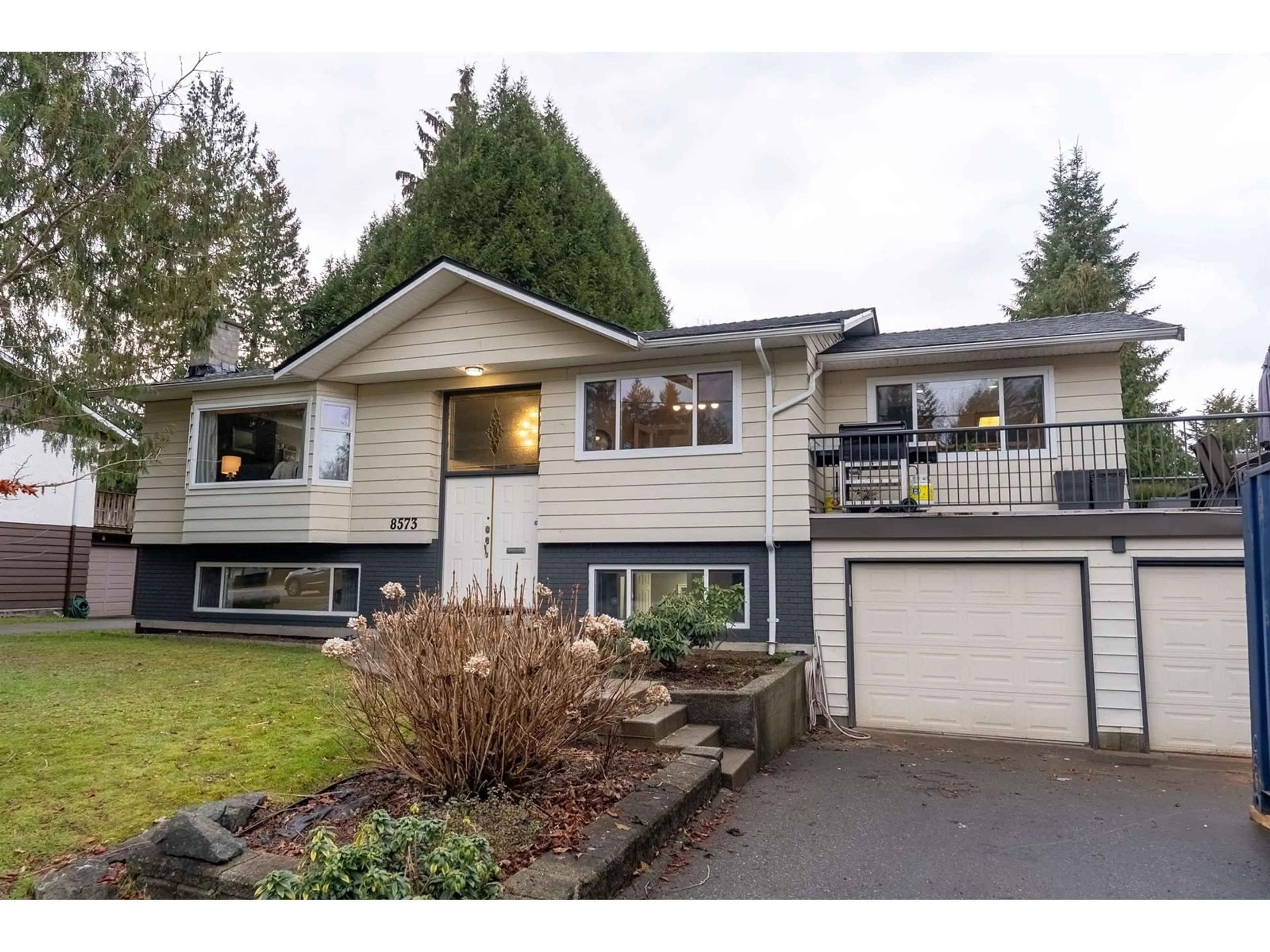 Home with vinyl exterior material, street for 8573 109B STREET, Delta British Columbia V4C4H4