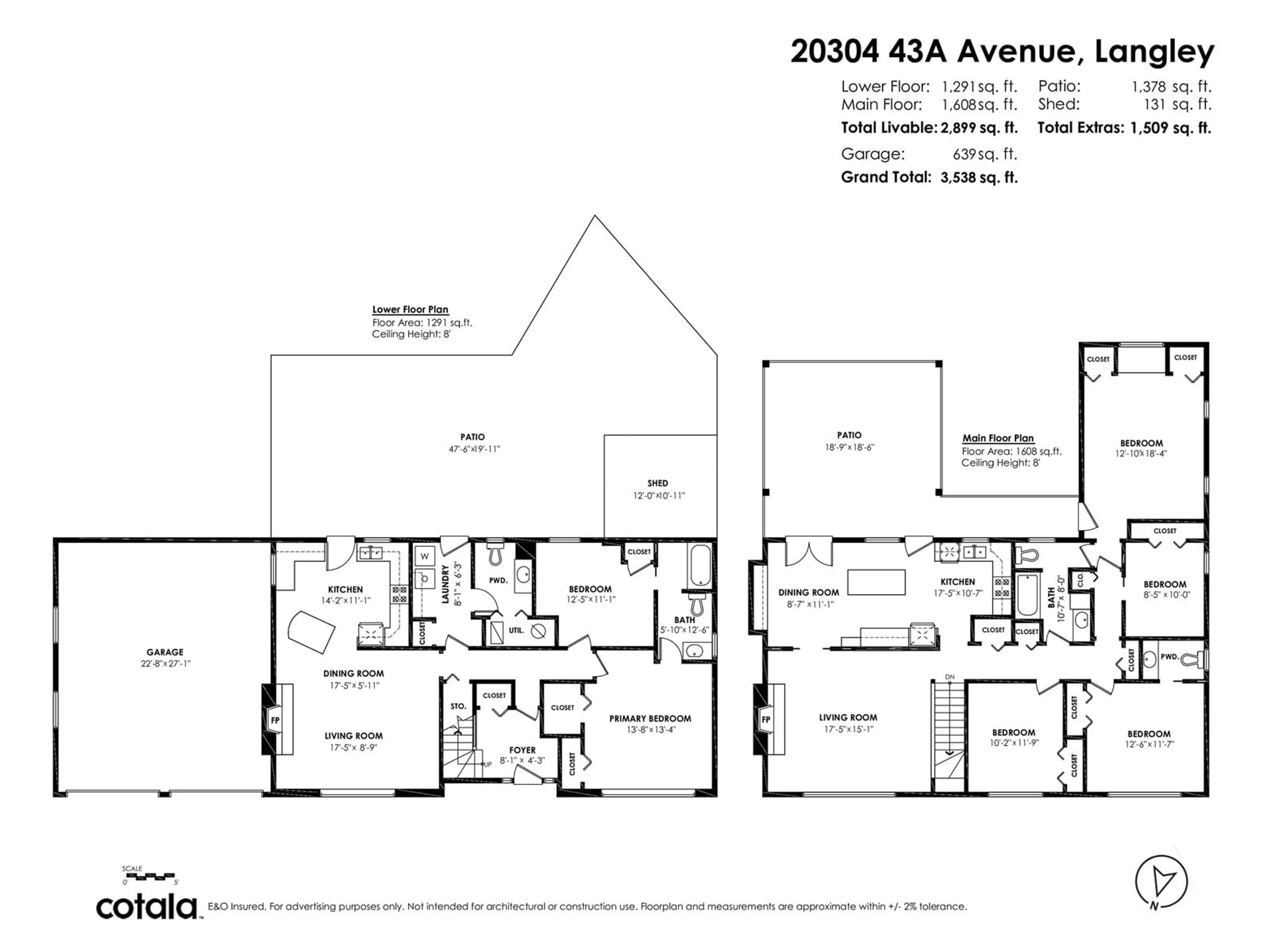 Floor plan for 20304 43A AVENUE, Langley British Columbia V3A3C5