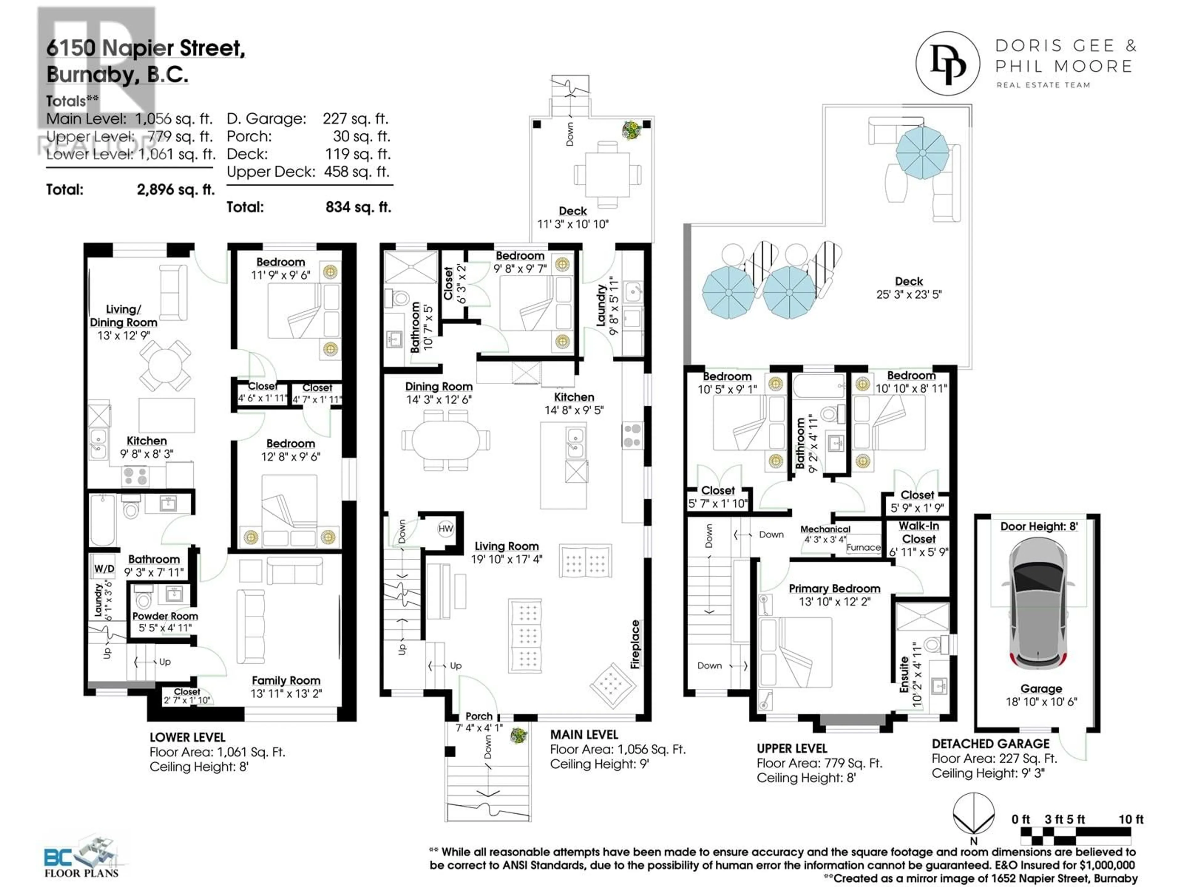 Floor plan for 6150 NAPIER STREET, Burnaby British Columbia V5B2C1