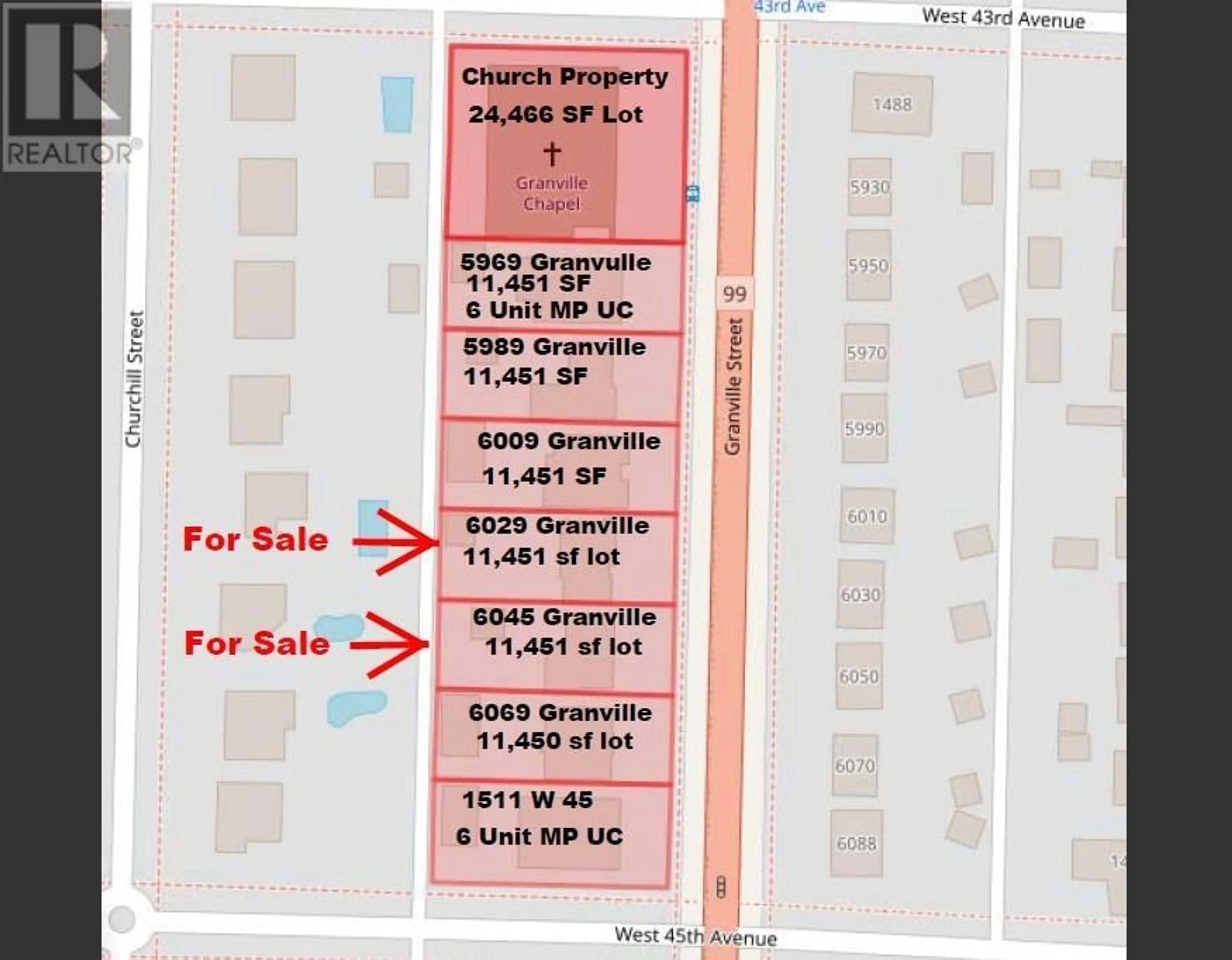 Floor plan for 6045 GRANVILLE STREET, Vancouver British Columbia V6M3C9