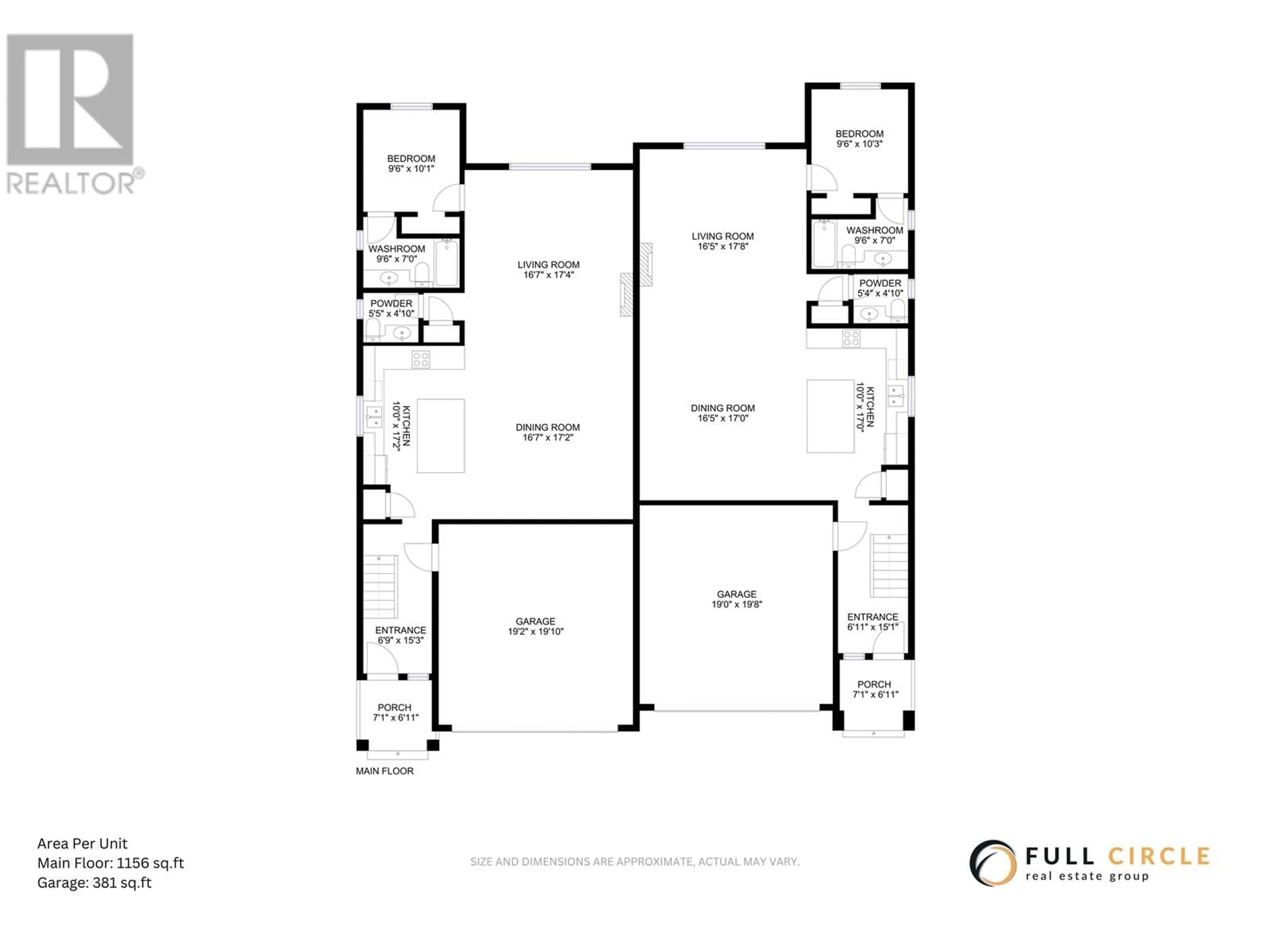 Floor plan for 1 12076 GLENHURST STREET, Maple Ridge British Columbia V2X6V6