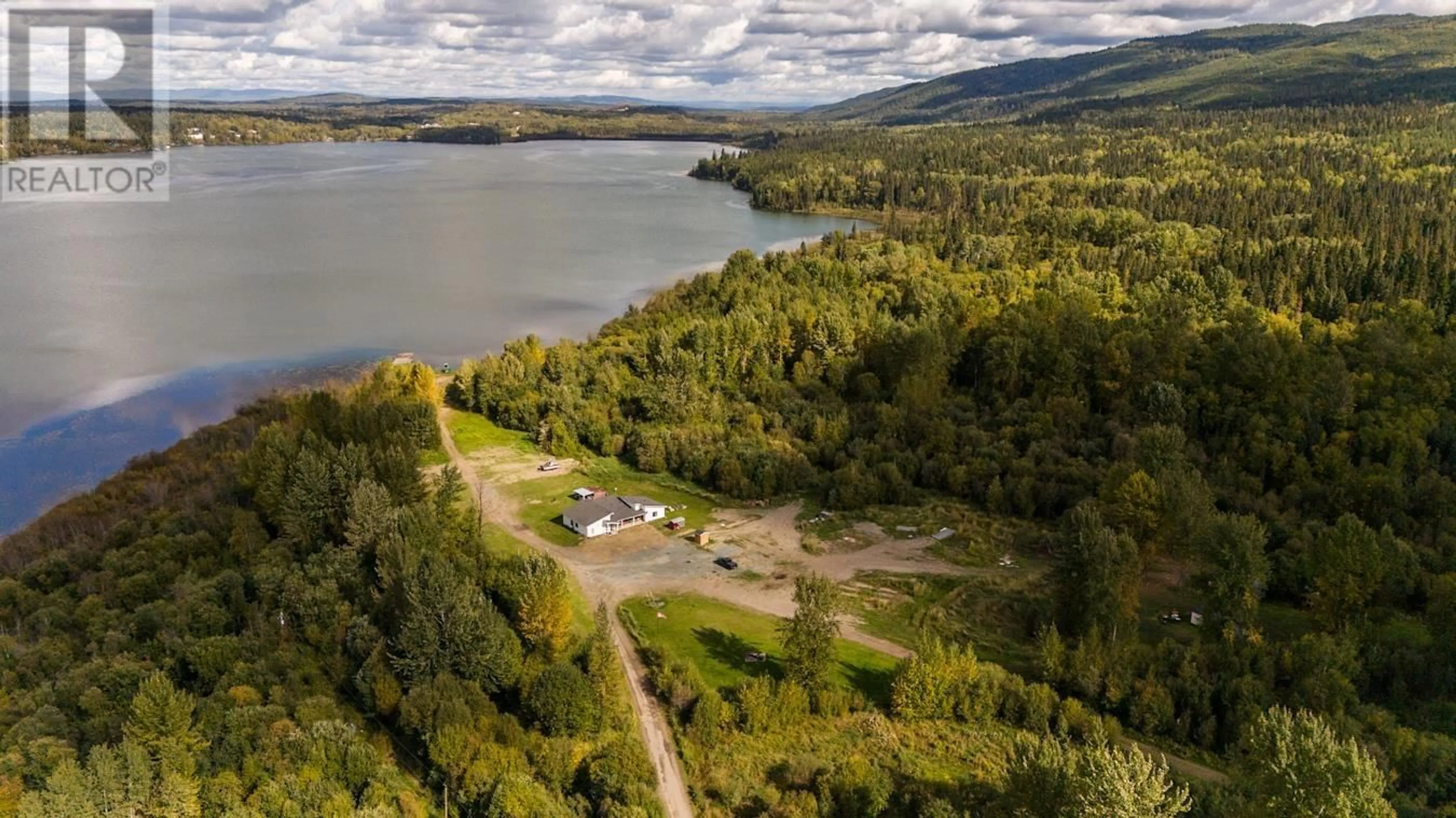 A pic from outside/outdoor area/front of a property/back of a property/a pic from drone, water/lake/river/ocean view for 11900 SIX MILE LAKE ROAD, Prince George British Columbia V2N6V4