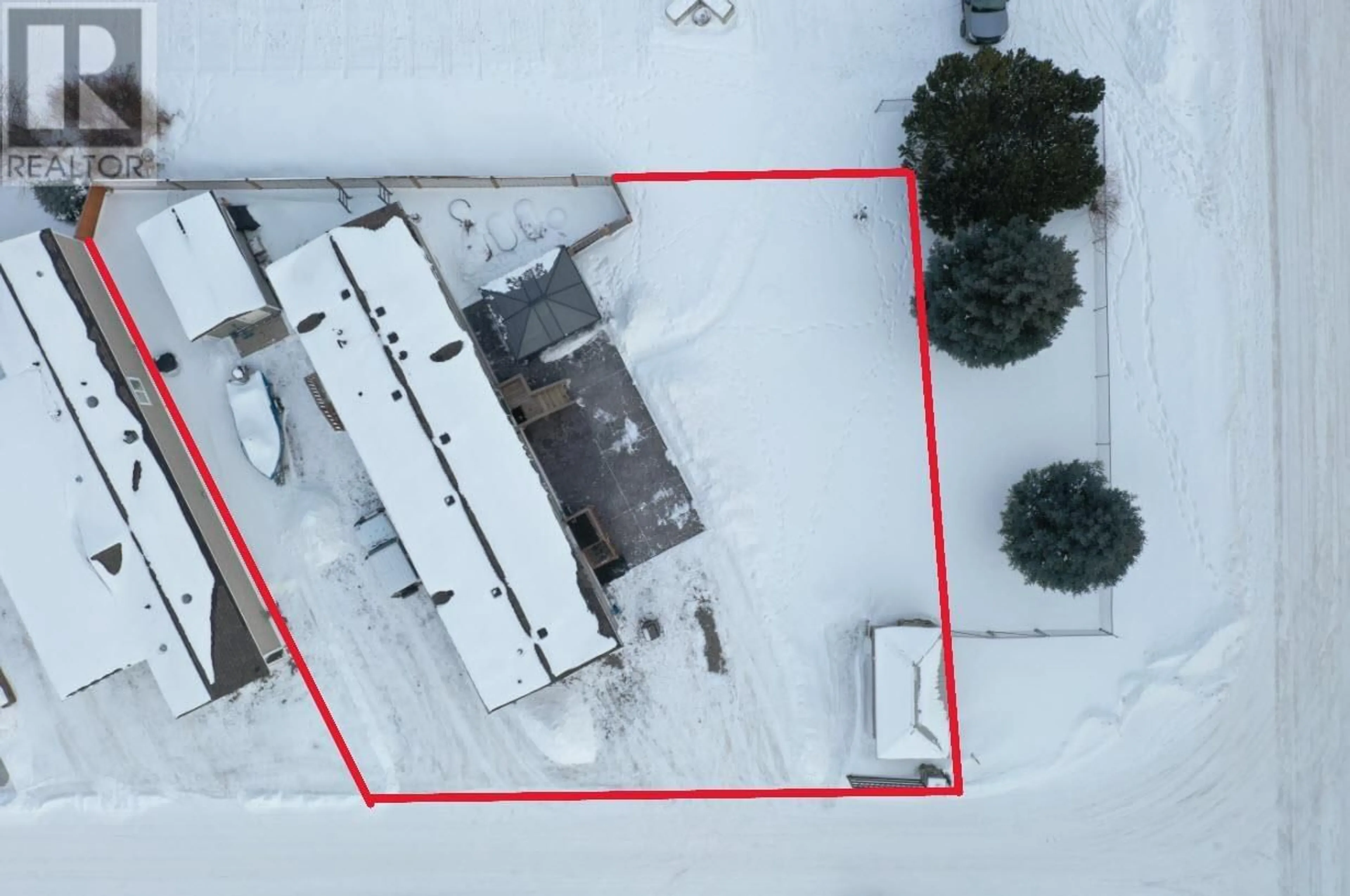 A pic from outside/outdoor area/front of a property/back of a property/a pic from drone, building for 295 KEROUAC ROAD, Quesnel British Columbia V2J7A2