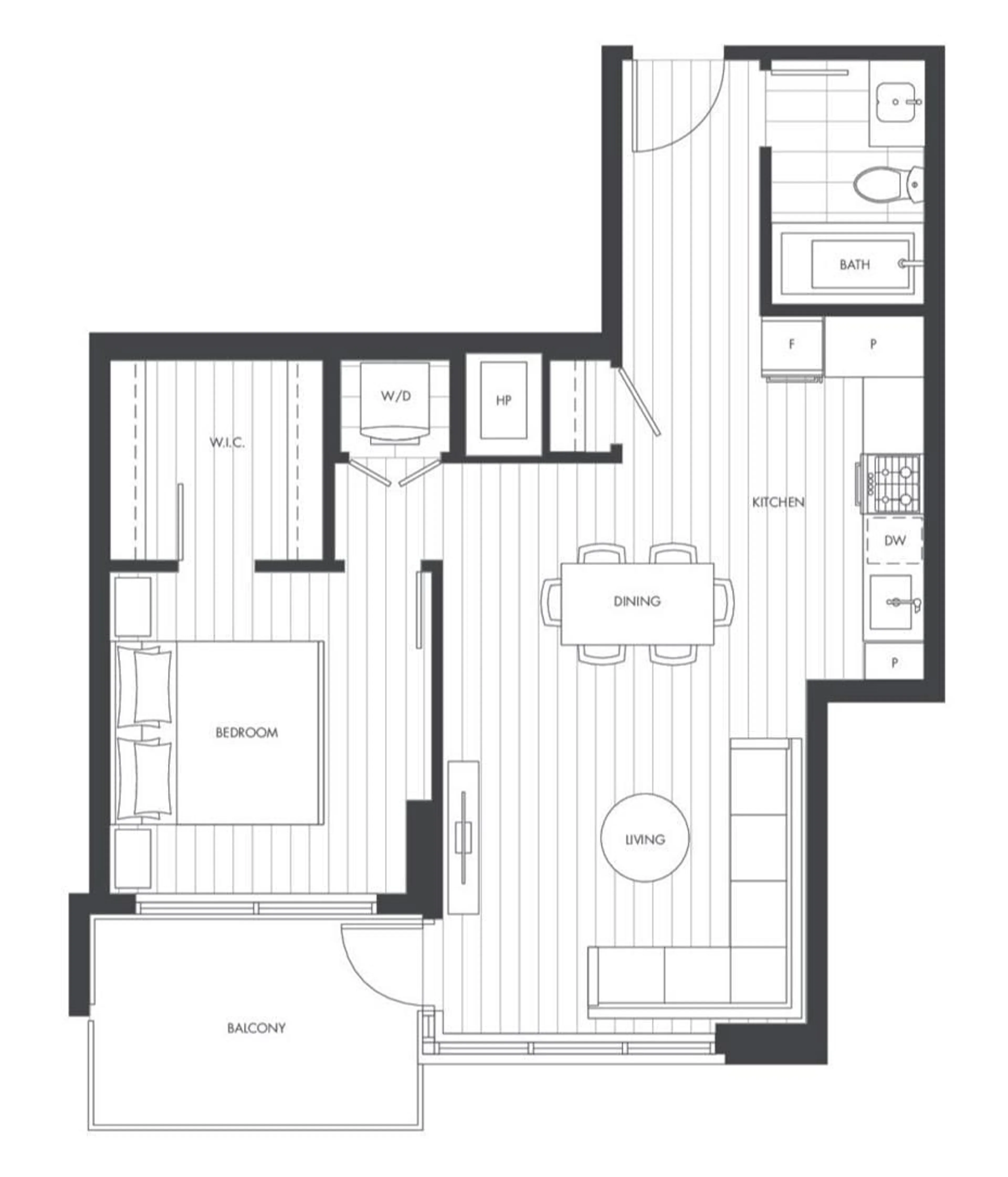 Floor plan for 306 1441 JOHNSTON ROAD, Surrey British Columbia V4B3Z4