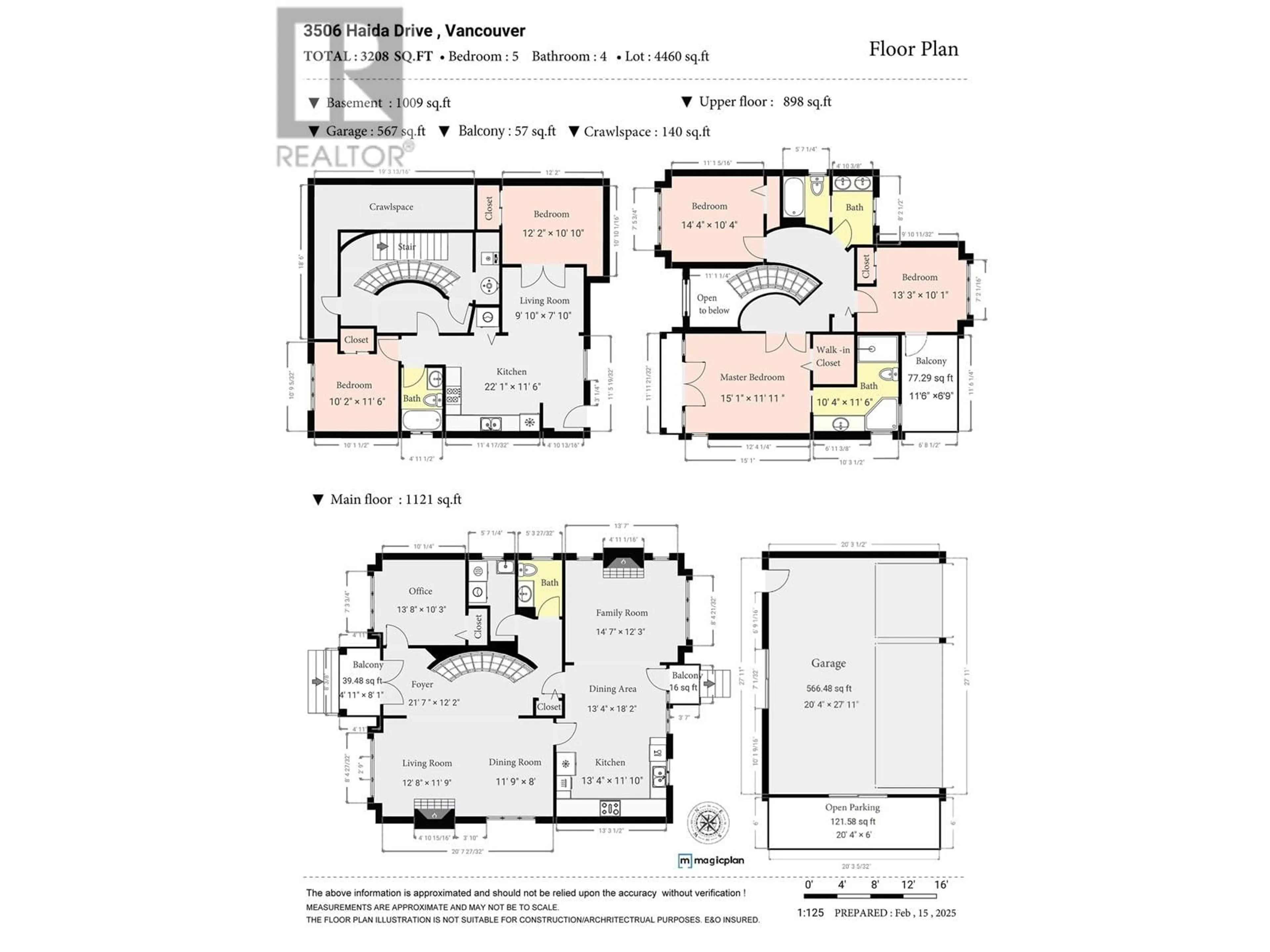 Floor plan for 3506 HAIDA DRIVE, Vancouver British Columbia V5M3Z4