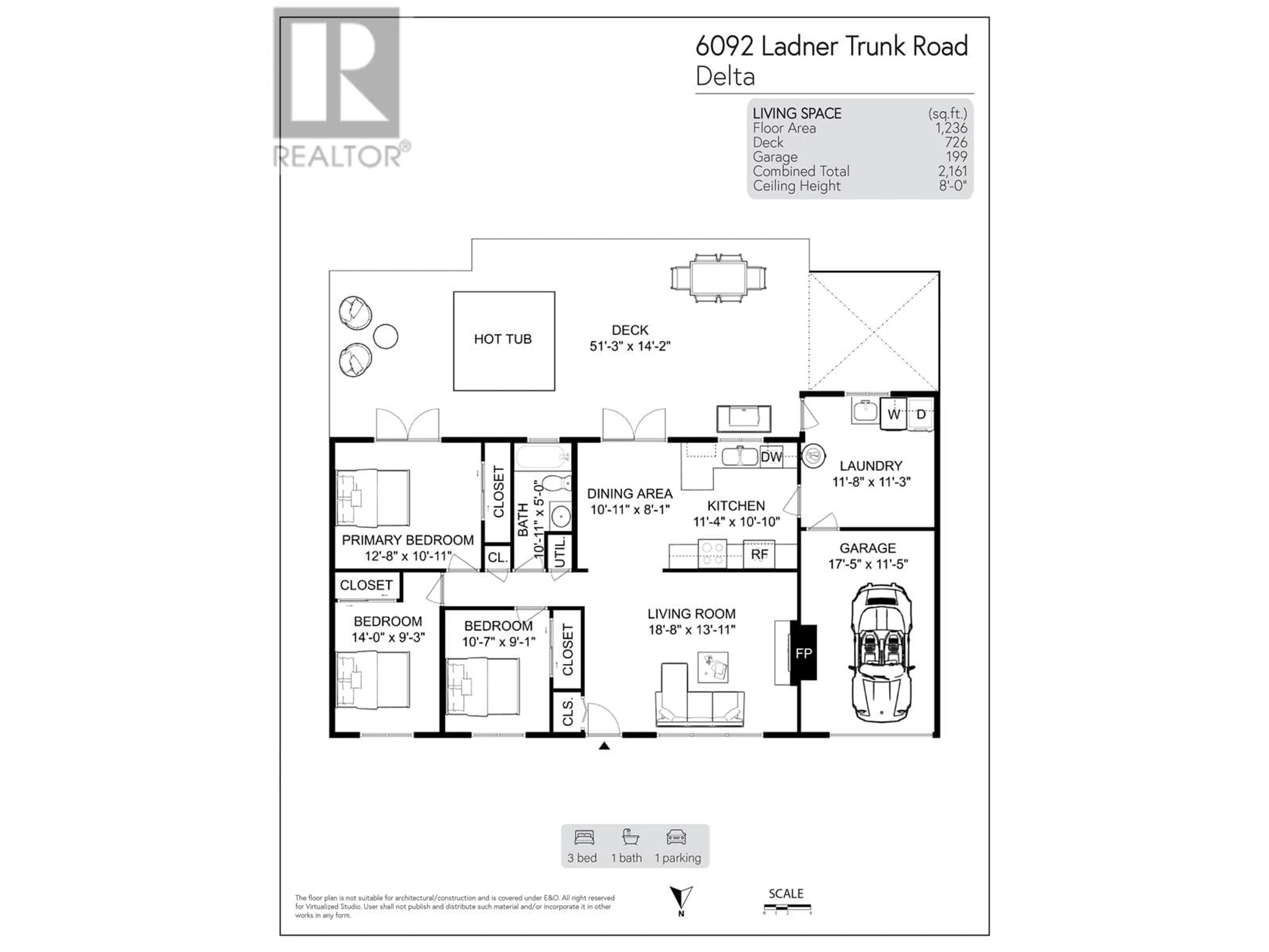 Floor plan for 6092 LADNER TRUNK ROAD, Delta British Columbia V4K1X8