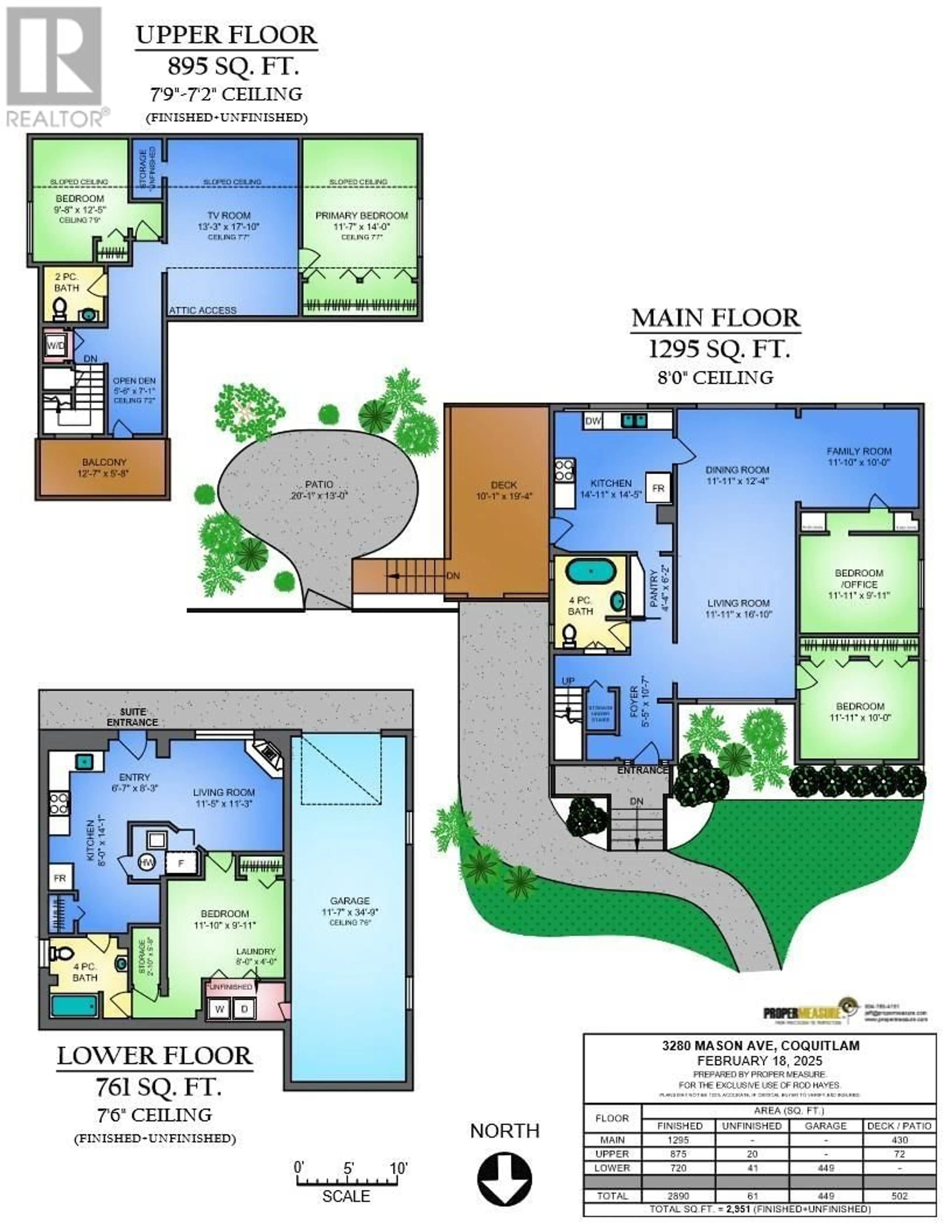 Floor plan for 3280 MASON AVENUE, Coquitlam British Columbia V3B2X6