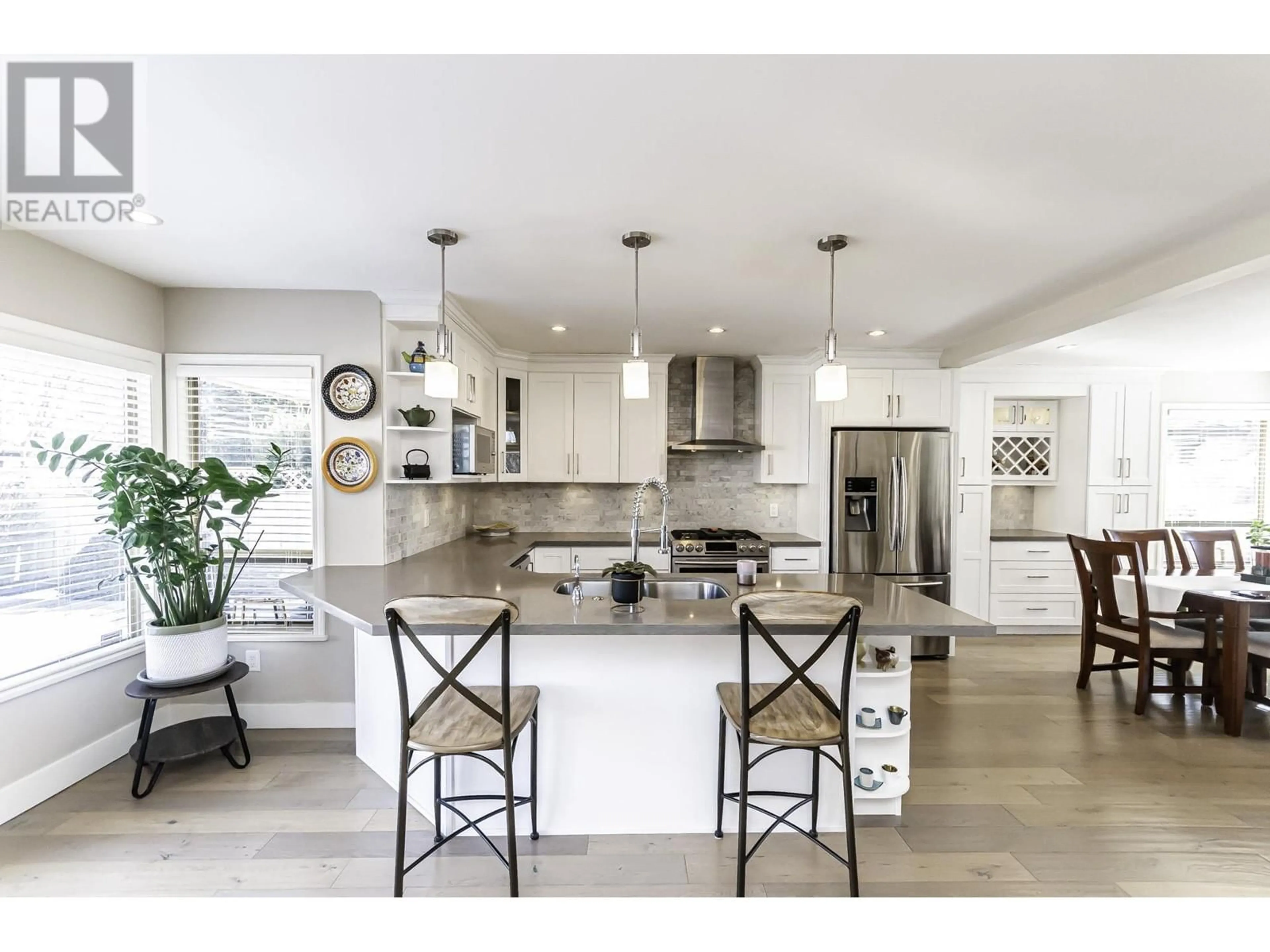 Open concept kitchen, ceramic/tile floor for 6379 BRODIE ROAD, Ladner British Columbia V4K2B8