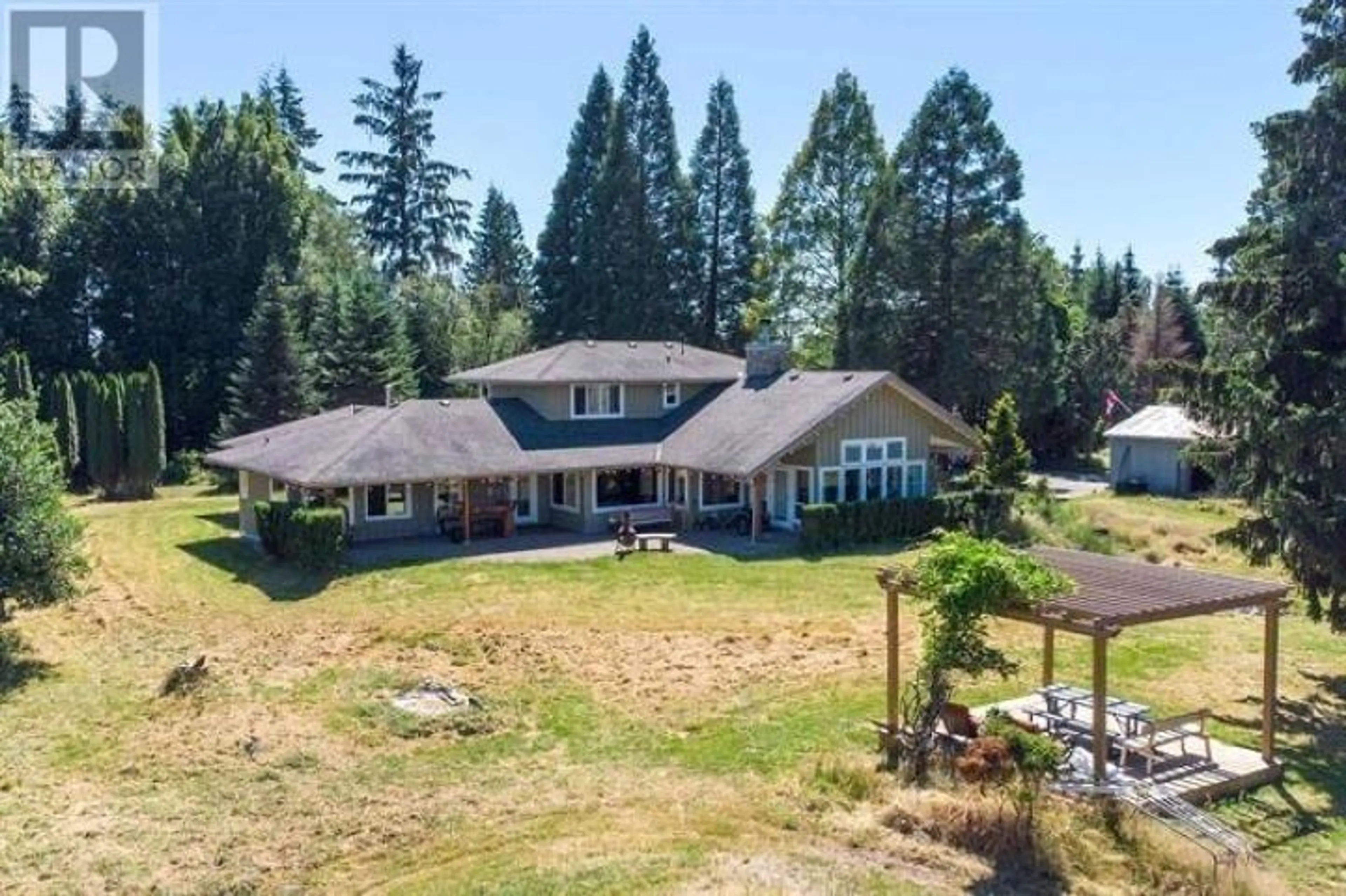 A pic from outside/outdoor area/front of a property/back of a property/a pic from drone, mountain view for 19465 MCNEIL ROAD, Pitt Meadows British Columbia V3Y1Z1