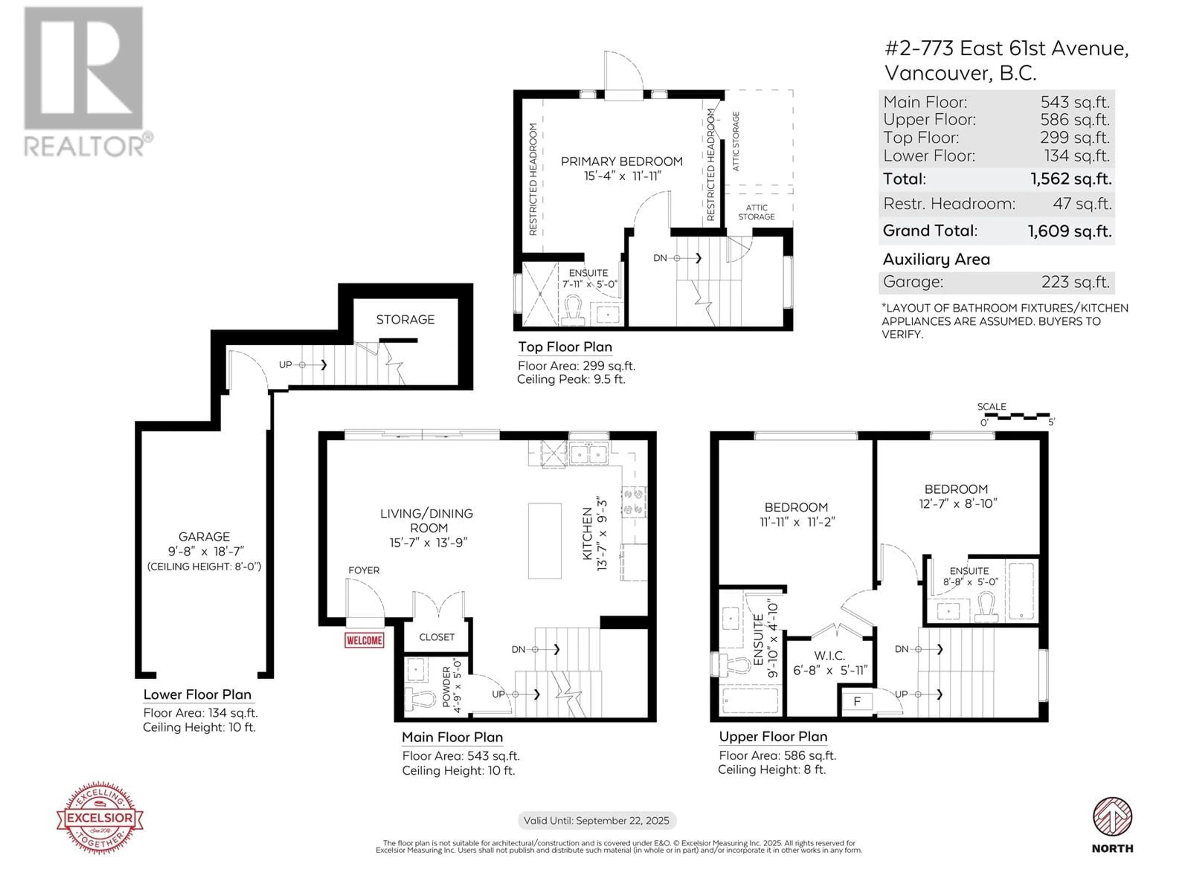 Floor plan for #2 773 E 61ST AVENUE, Vancouver British Columbia V5X2C1