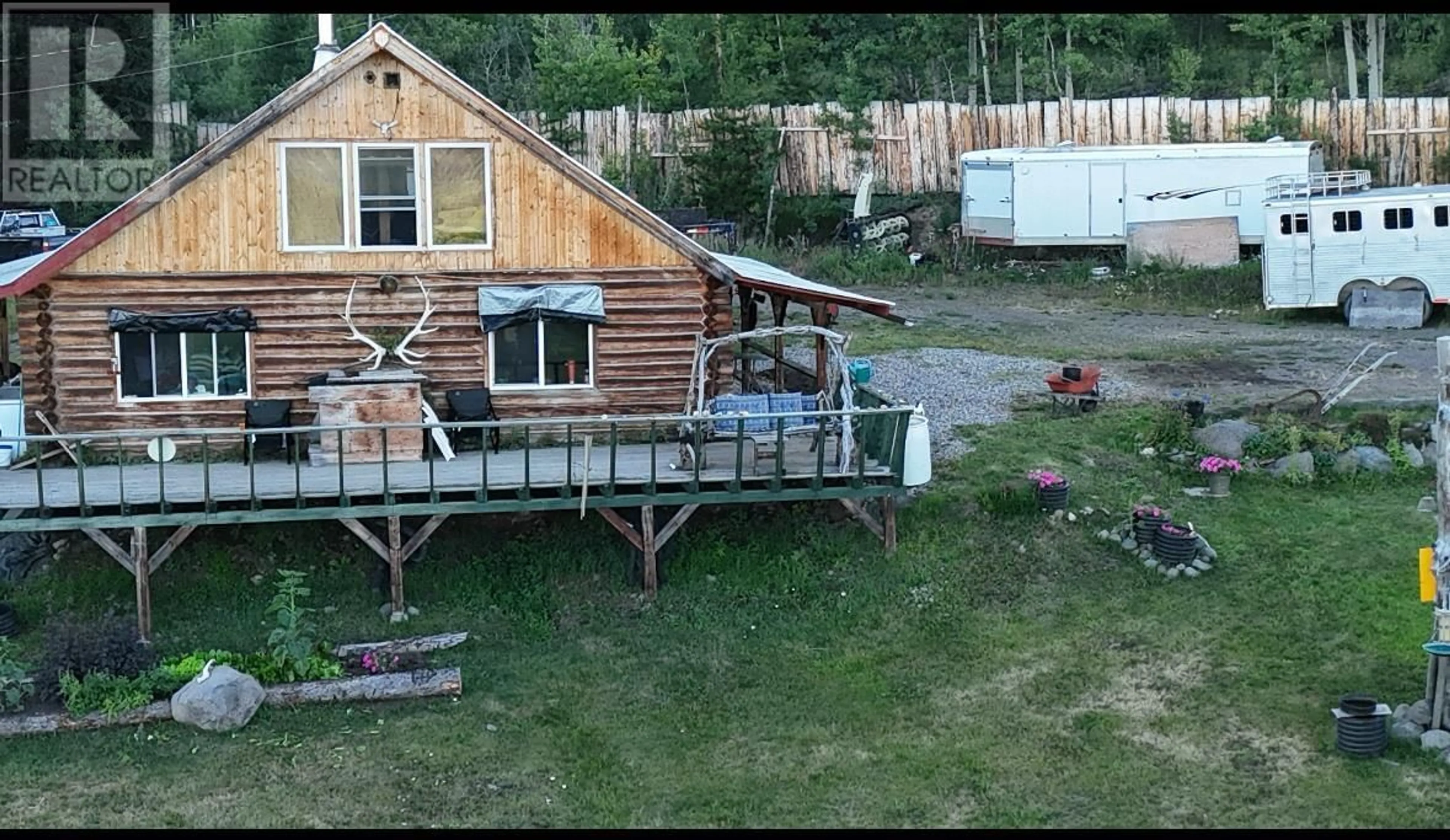 A pic from outside/outdoor area/front of a property/back of a property/a pic from drone, mountain view for 10260 NAZKO ROAD, Nazko British Columbia V2J3H9