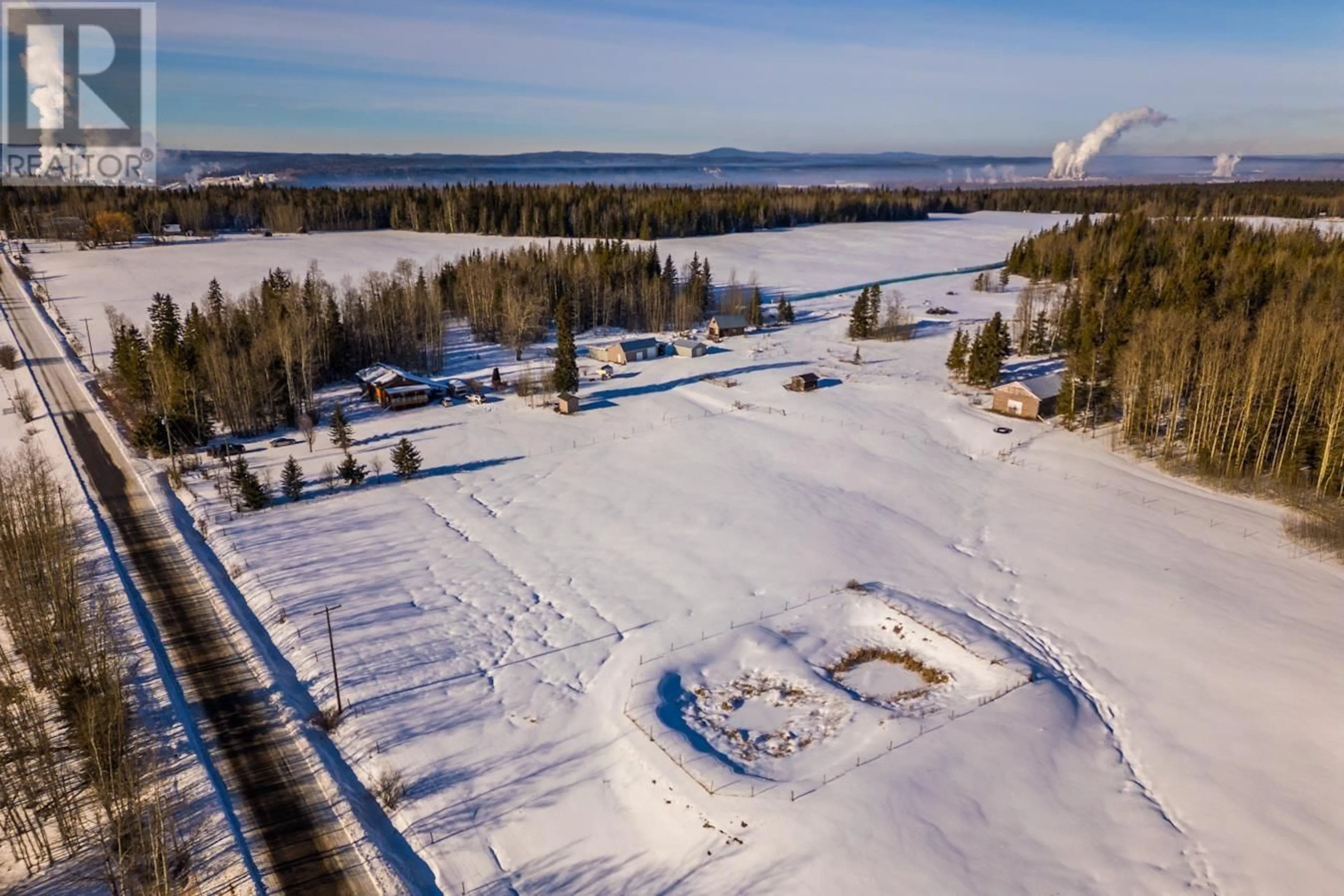 A pic from outside/outdoor area/front of a property/back of a property/a pic from drone, water/lake/river/ocean view for 6310 GRAVES ROAD, Prince George British Columbia V2N6E9