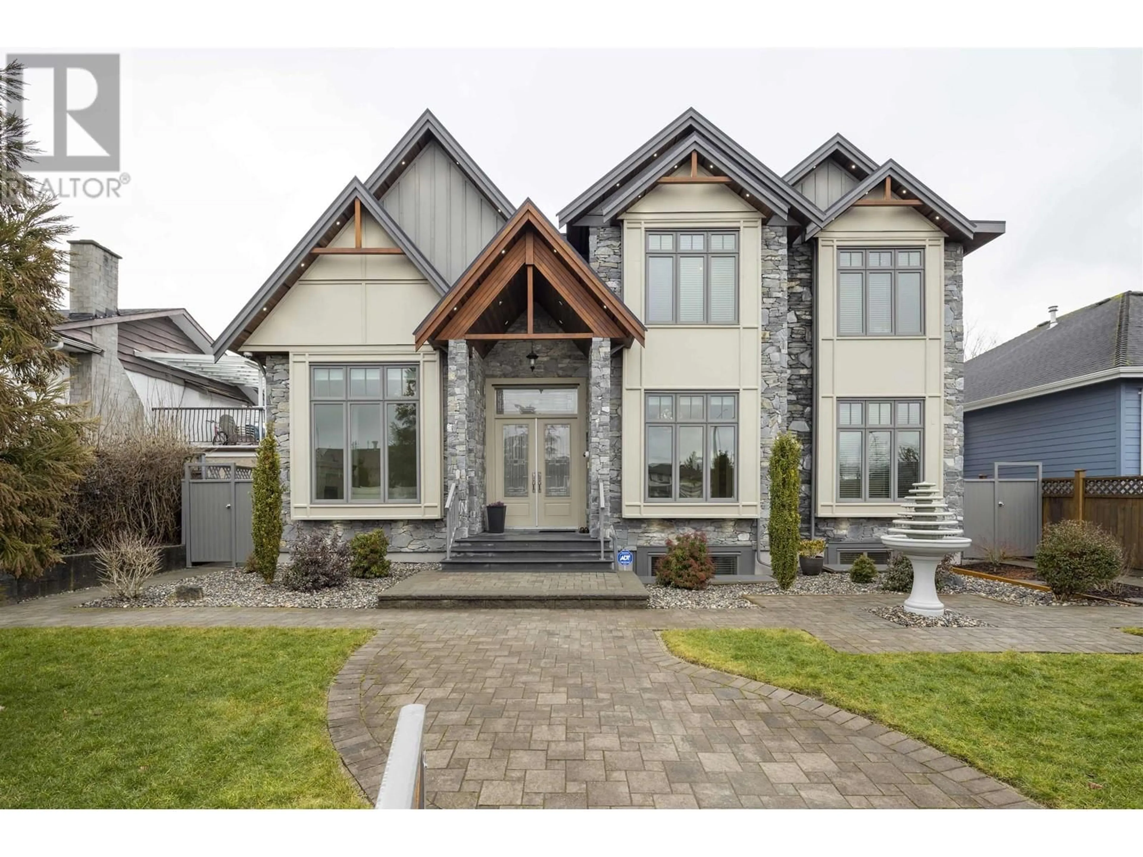 Home with brick exterior material, street for 2052 PAULUS CRESCENT, Burnaby British Columbia V5A2M1