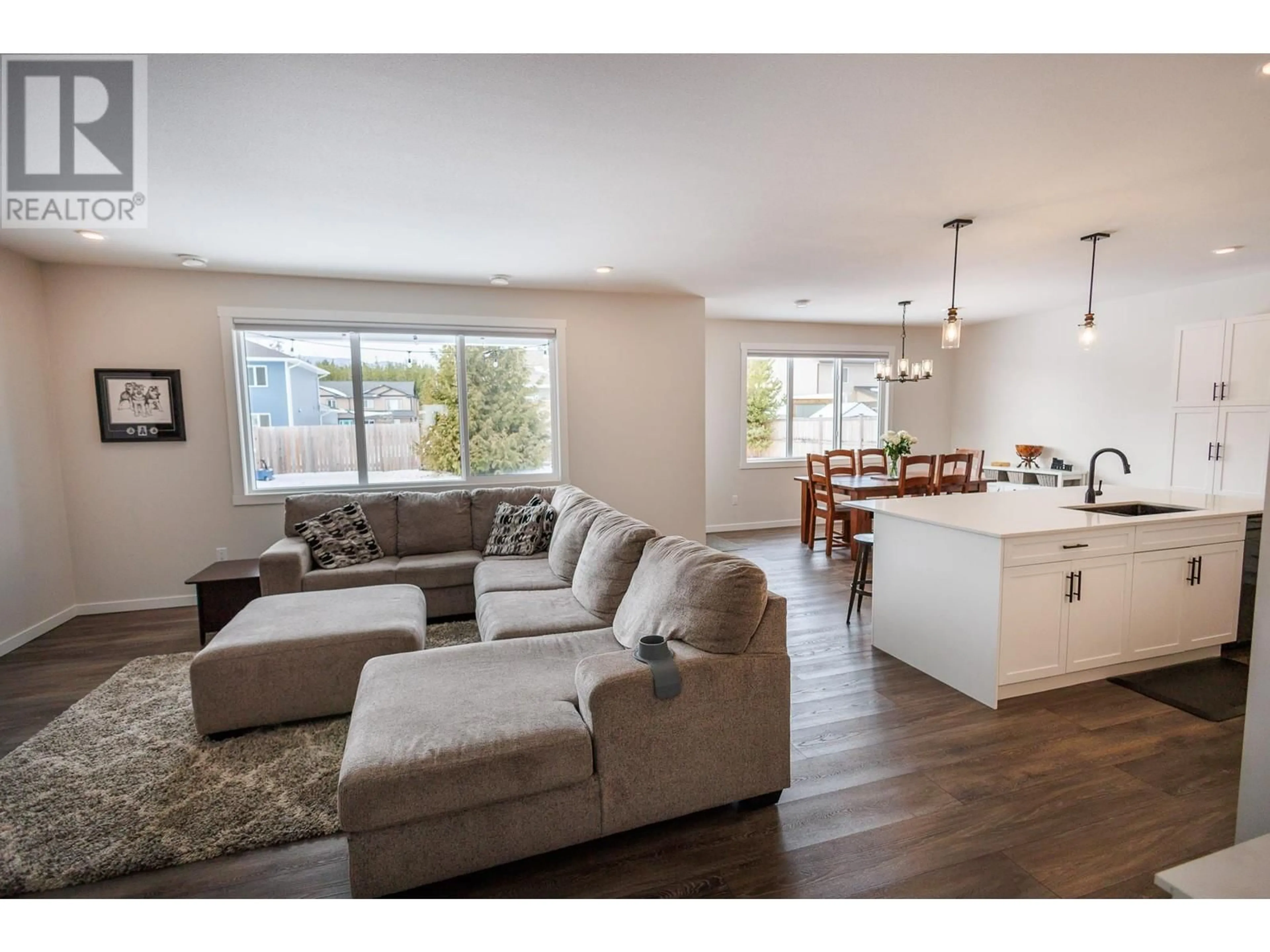 Open concept kitchen, wood/laminate floor for 3903 WIRTL STREET, Terrace British Columbia V8G0K7