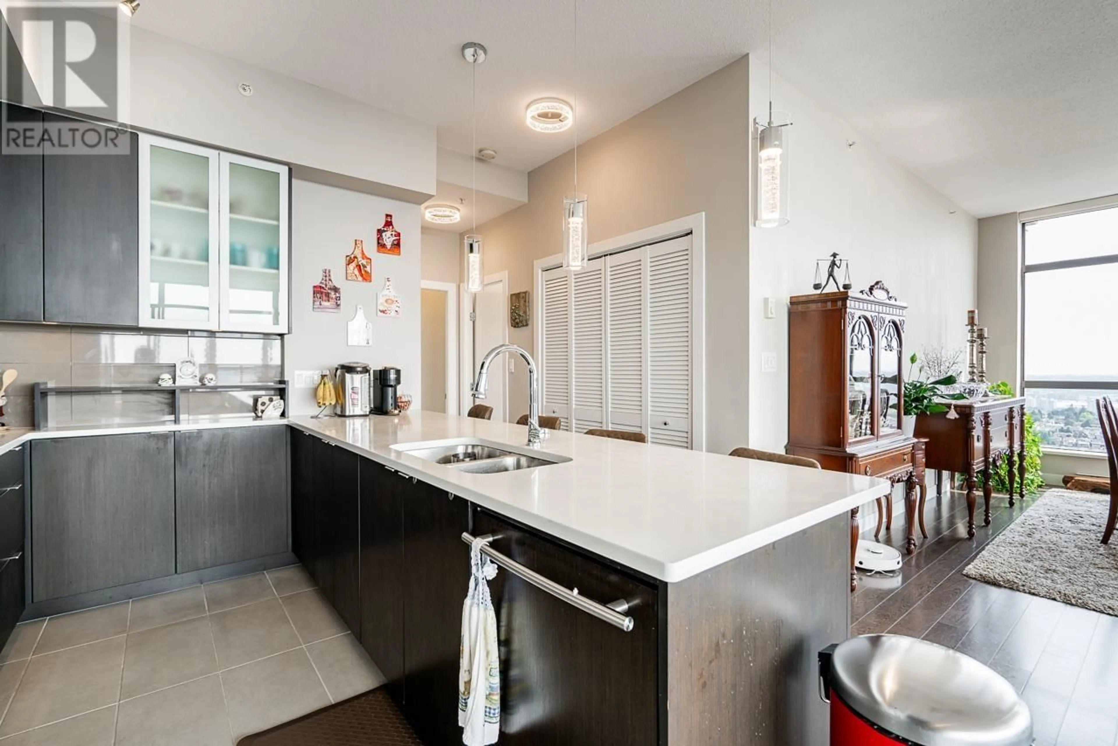 Contemporary kitchen, ceramic/tile floor for PH2 7328 ARCOLA STREET, Burnaby British Columbia V5E0A7