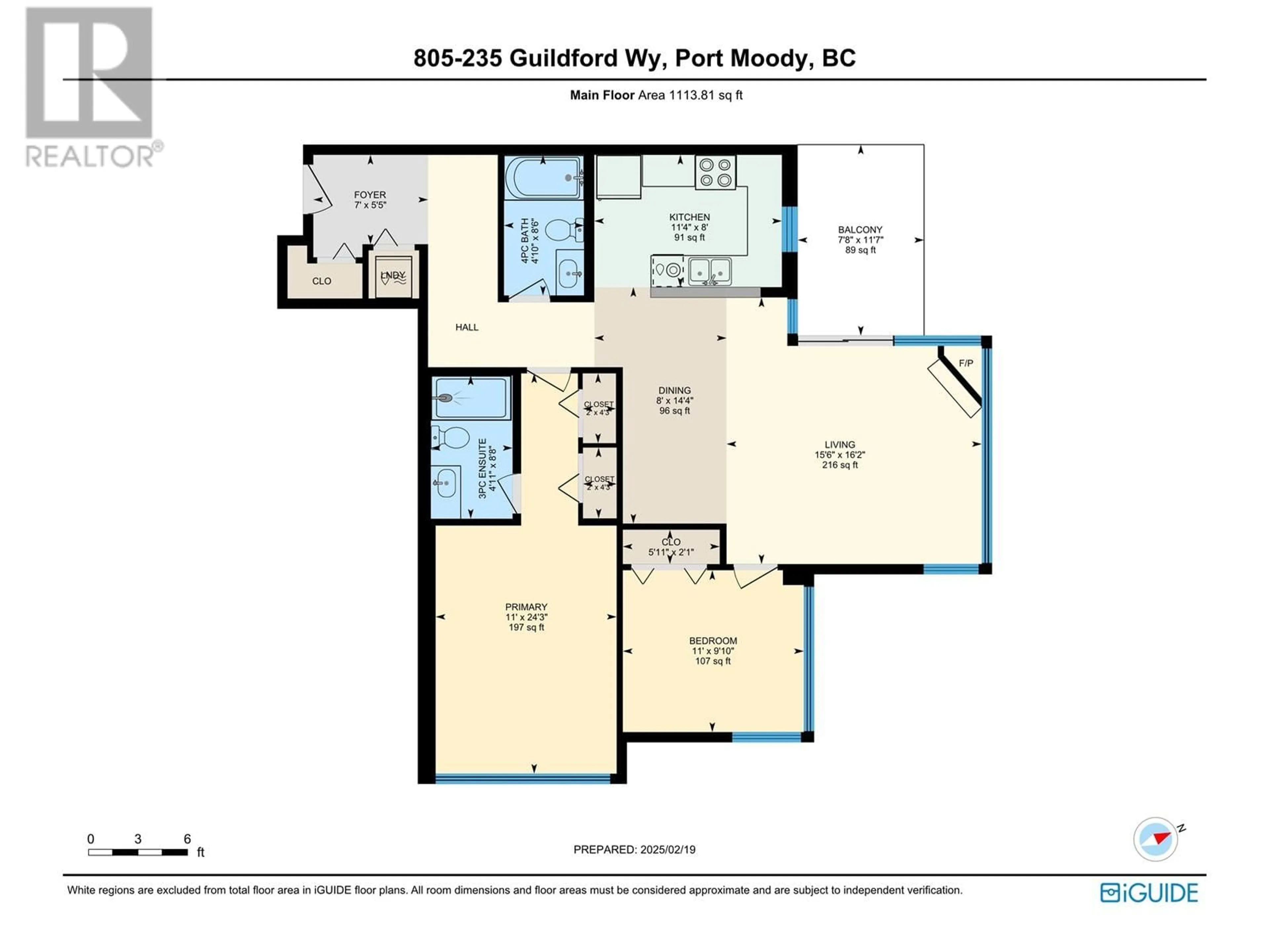 Floor plan for 805 235 GUILDFORD WAY, Port Moody British Columbia V3H5L8