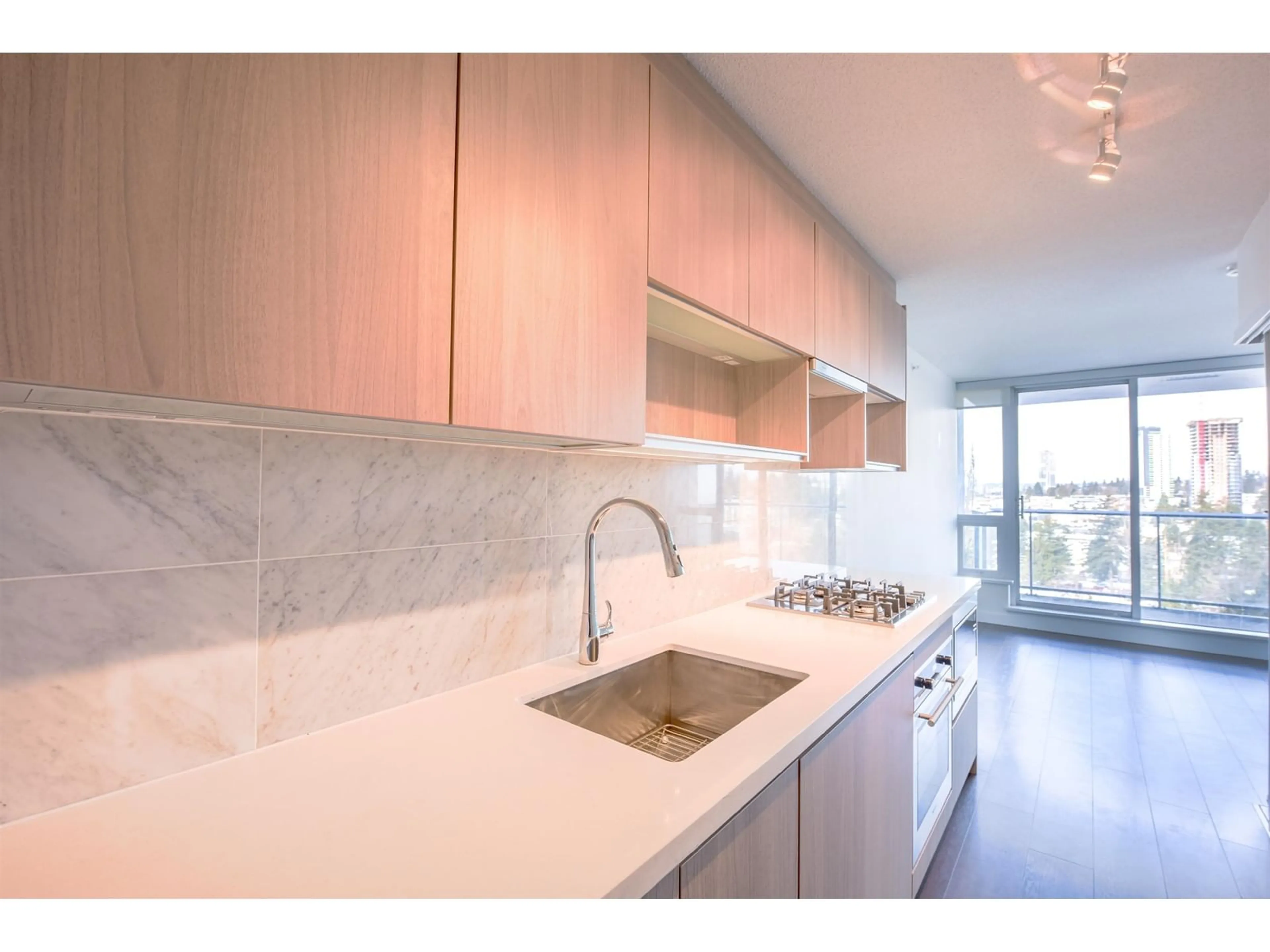 Standard kitchen, ceramic/tile floor for 1610 13696 100 AVENUE, Surrey British Columbia V3T0L5