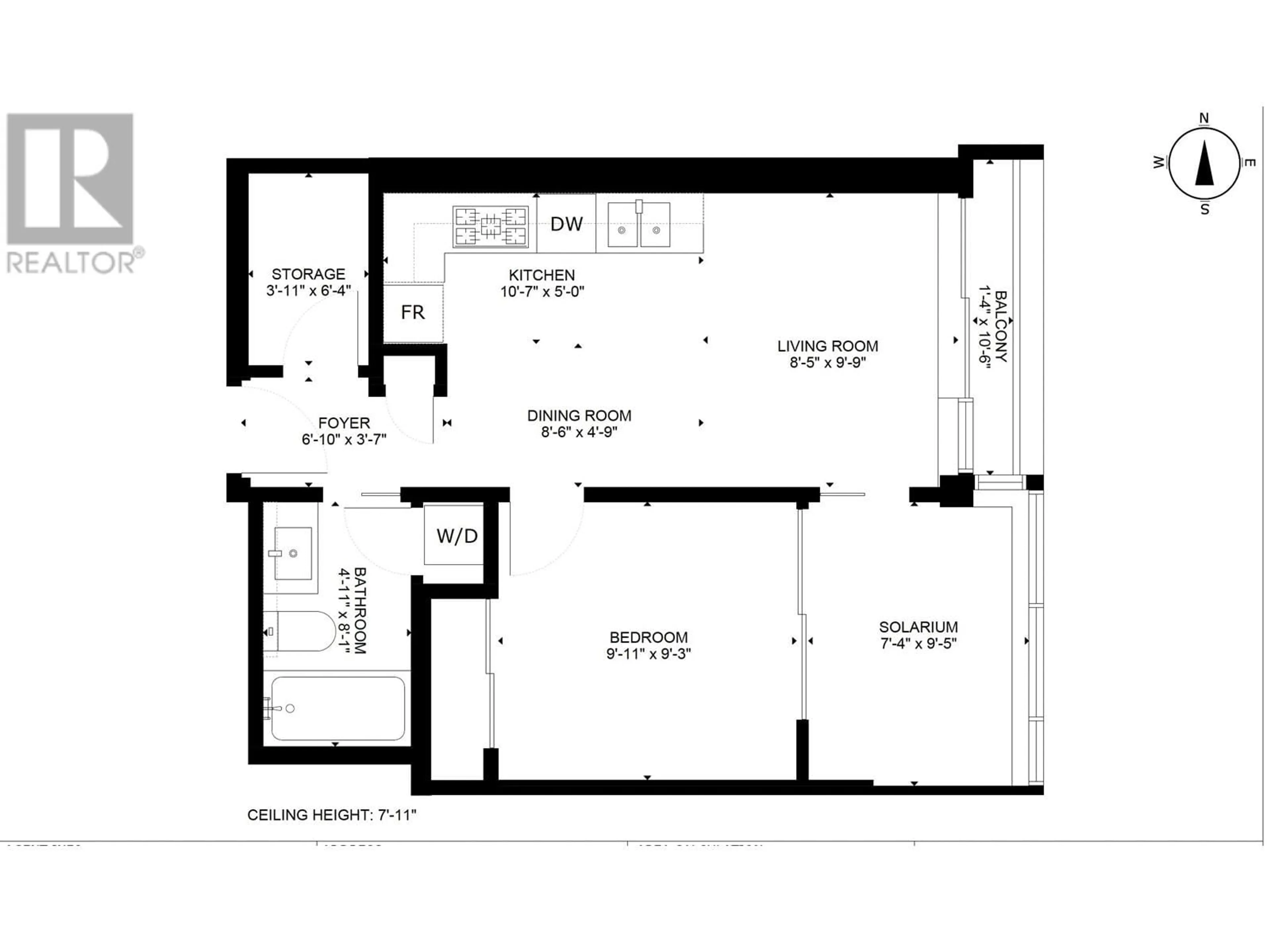 Floor plan for 306 5515 BOUNDARY ROAD, Vancouver British Columbia V5R0E3