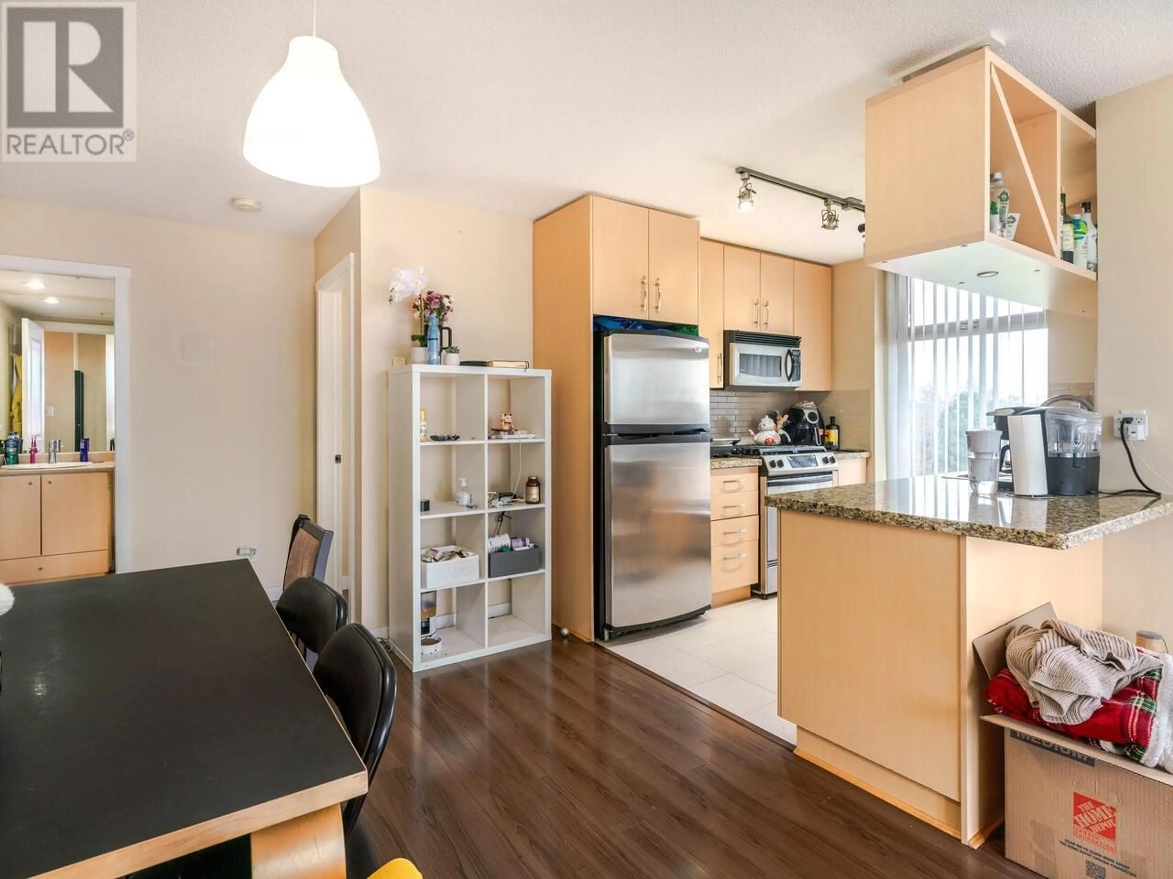 Standard kitchen, wood/laminate floor for 706 5028 KWANTLEN STREET, Richmond British Columbia V6X4K2