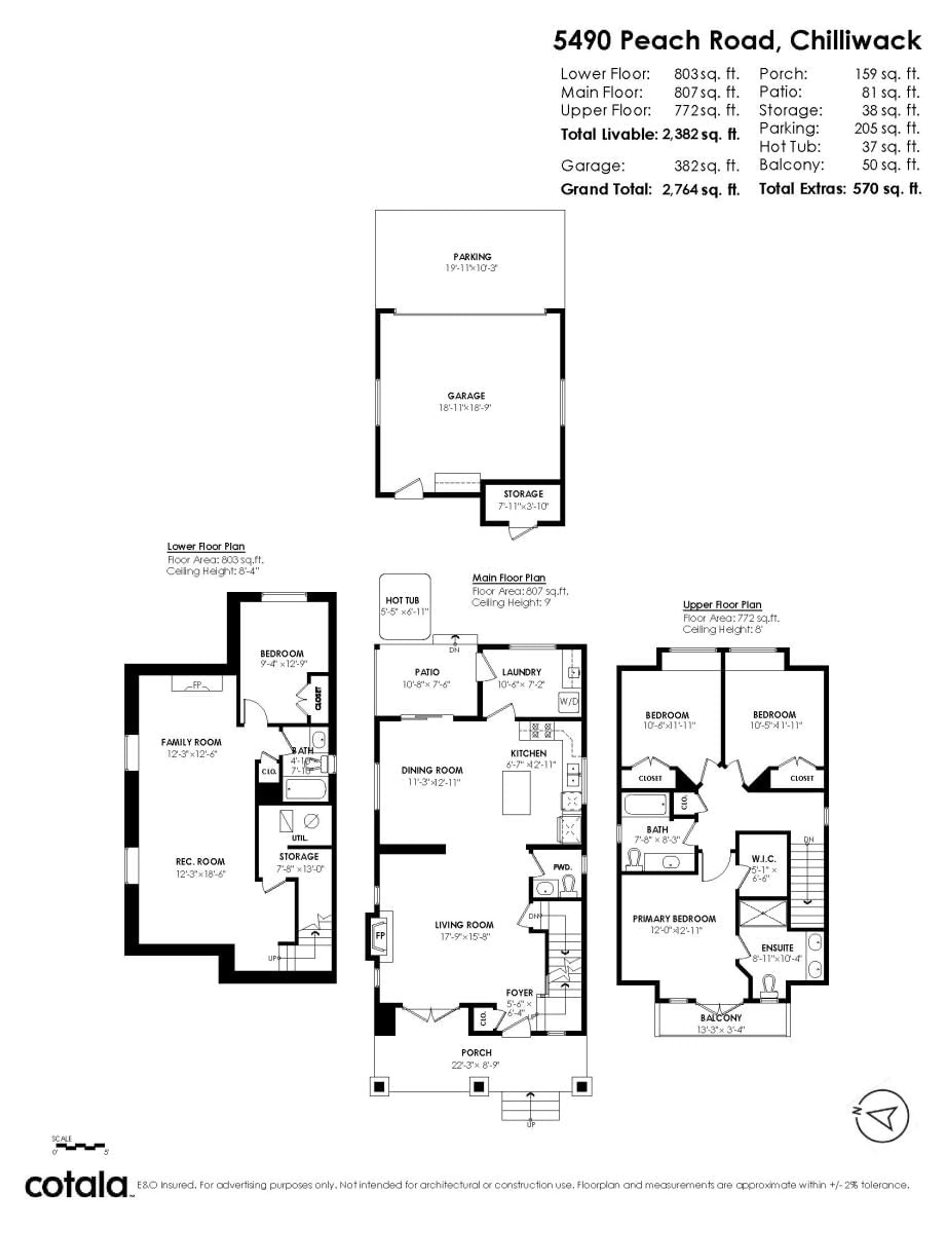 Floor plan for 5490 PEACH ROAD, Chilliwack British Columbia V2R0X7