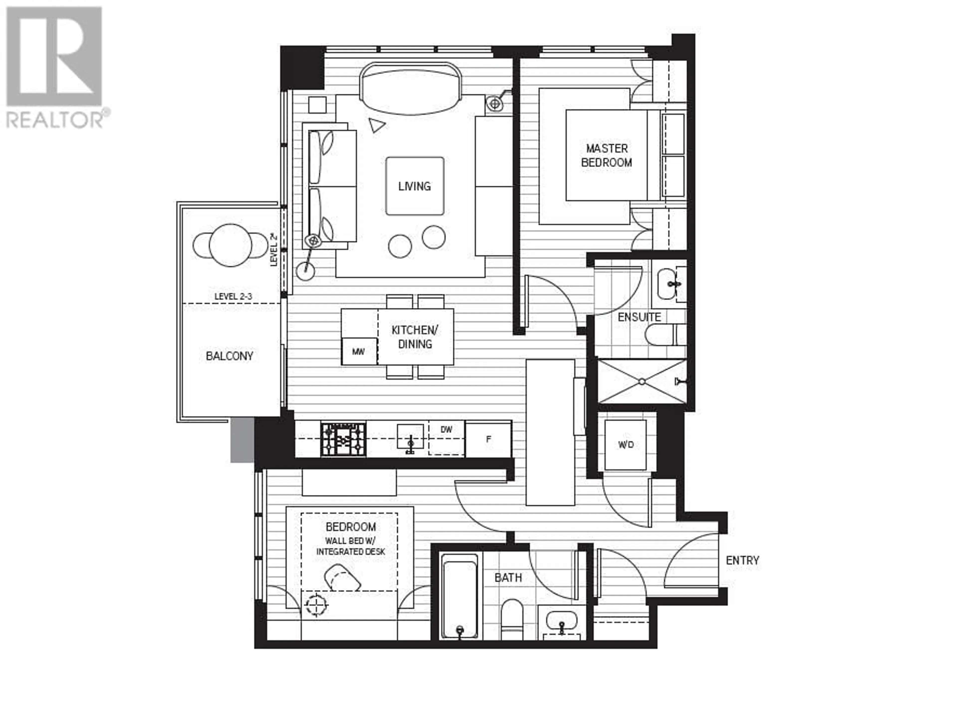 Floor plan for 1009 6537 TELFORD AVENUE, Burnaby British Columbia V5H0K9