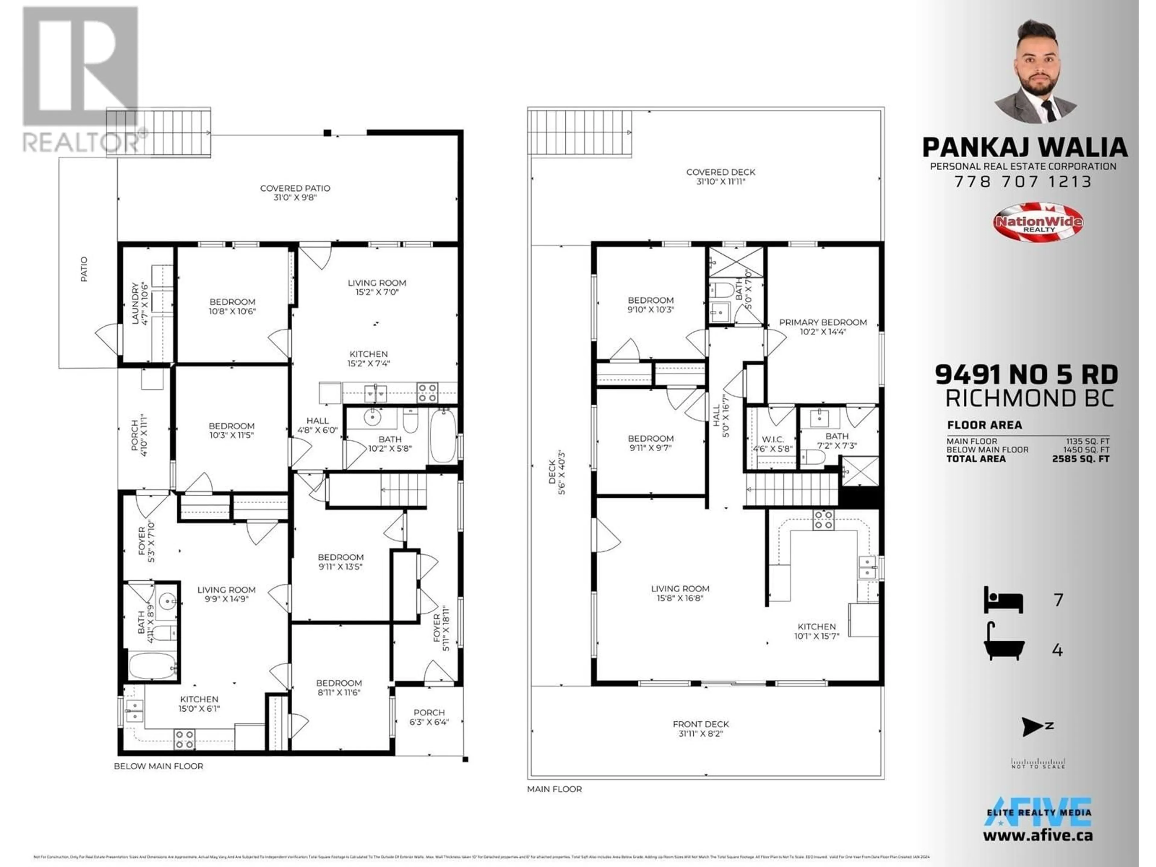 Floor plan for 9491 NO 5 ROAD, Richmond British Columbia V7A4E3