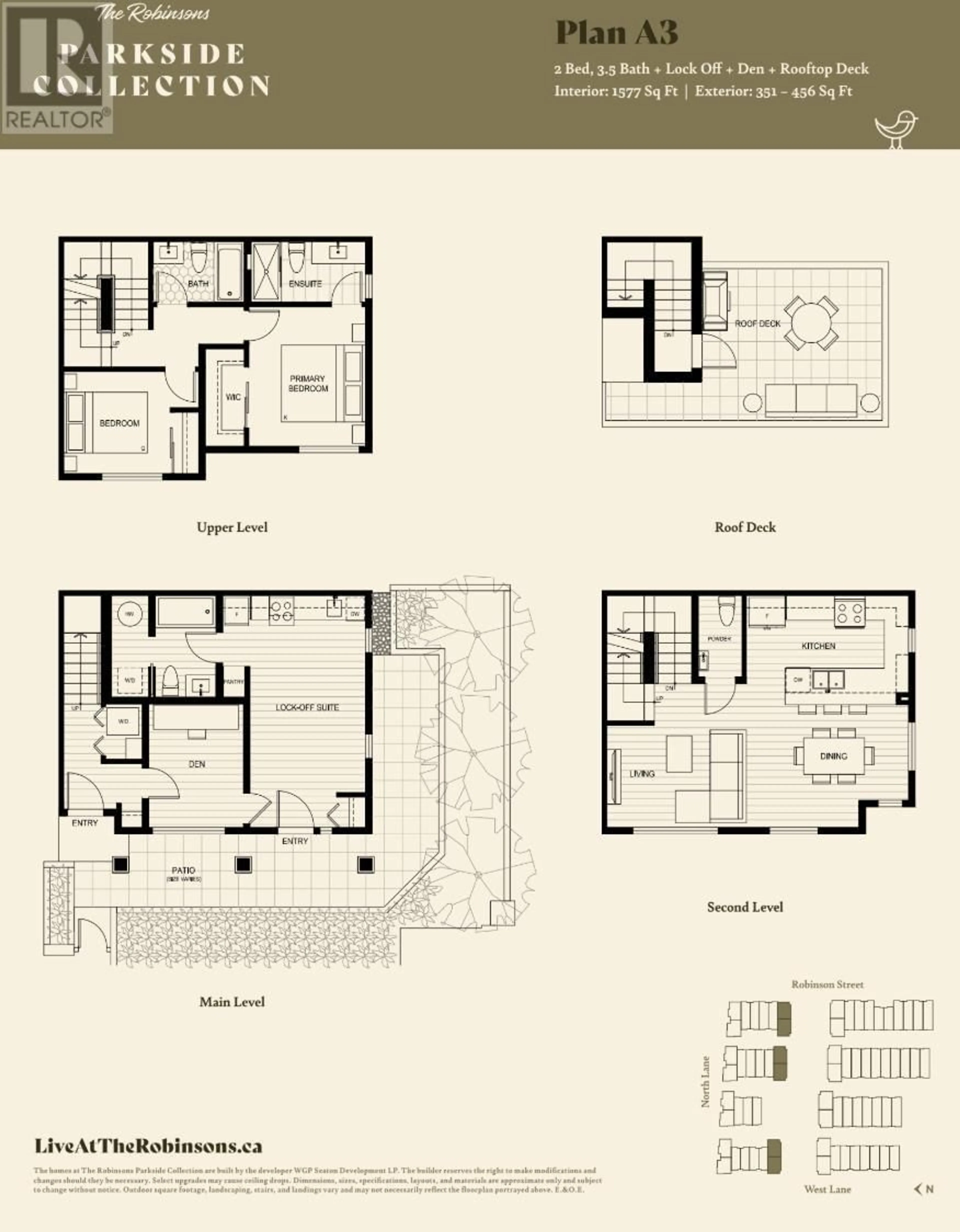 Floor plan for SL7 - 720 ROBINSON STREET, Coquitlam British Columbia V0V0V0